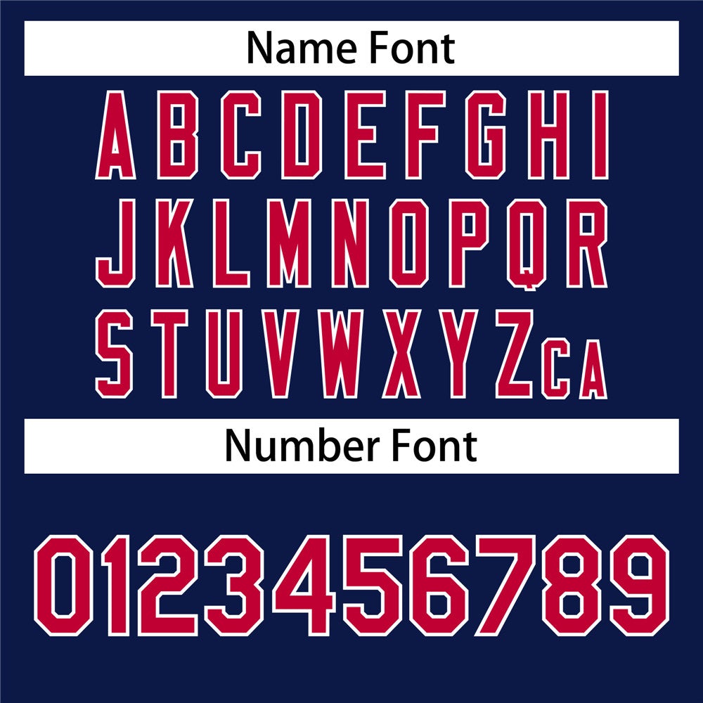 Custom Navy Red-White Classic Style Sweatshirt Fashion Hoodie Uniform