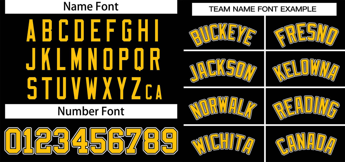 Custom Stitched Black Gold-White Classic Style Hoodie Training Uniform