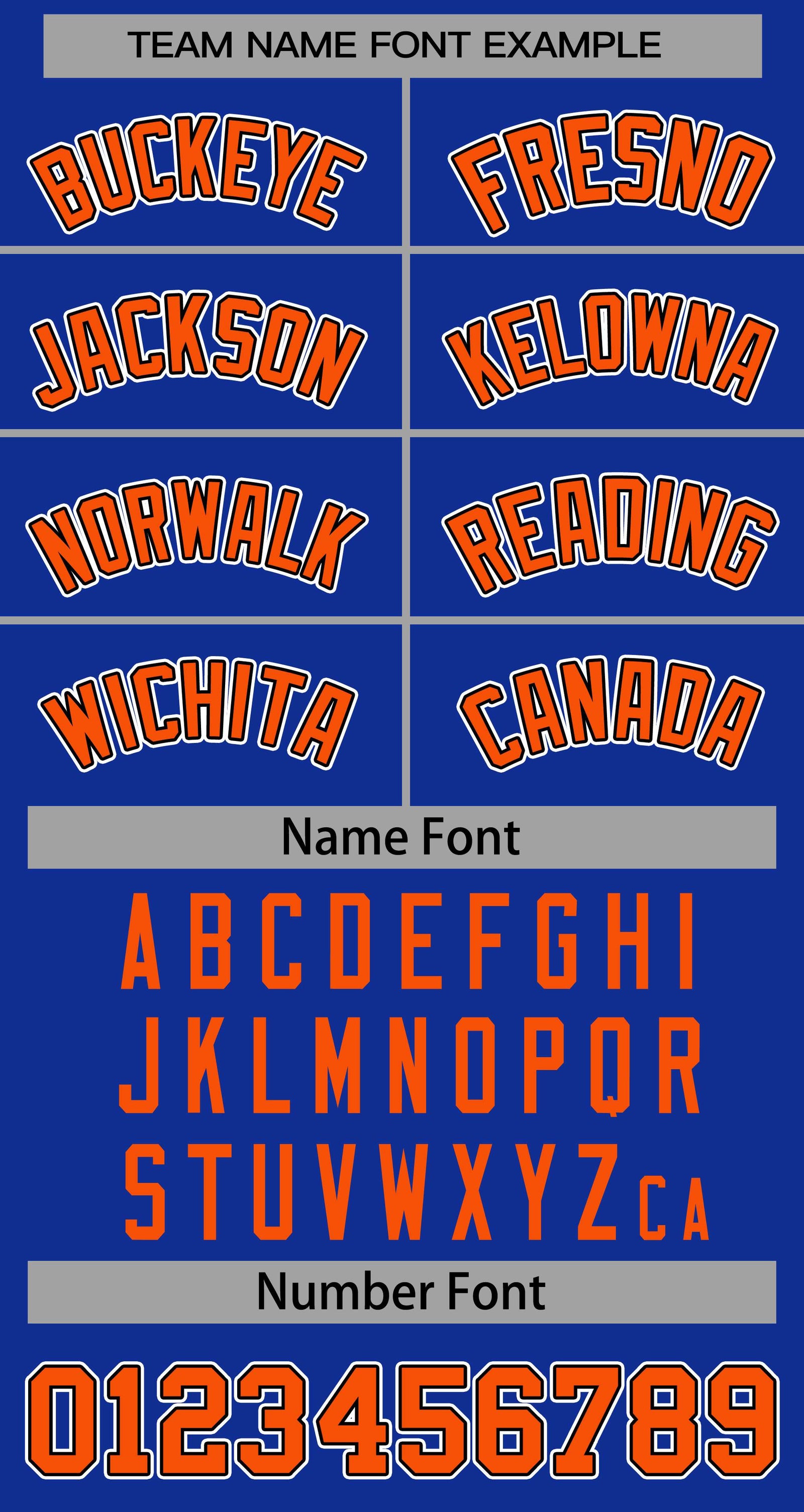 Baseball Jersey Font