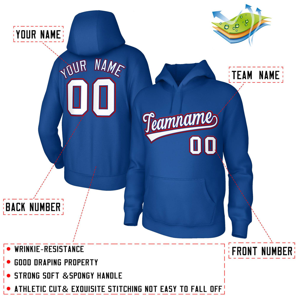 Custom Classic Style Hoodie Game Royal Training Uniform