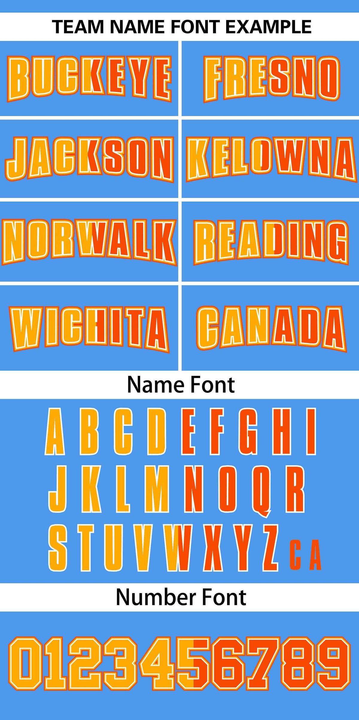 Custom Stitched Powder Blue Yellow-Orange Cotton Pullover Sweatshirt Hoodie