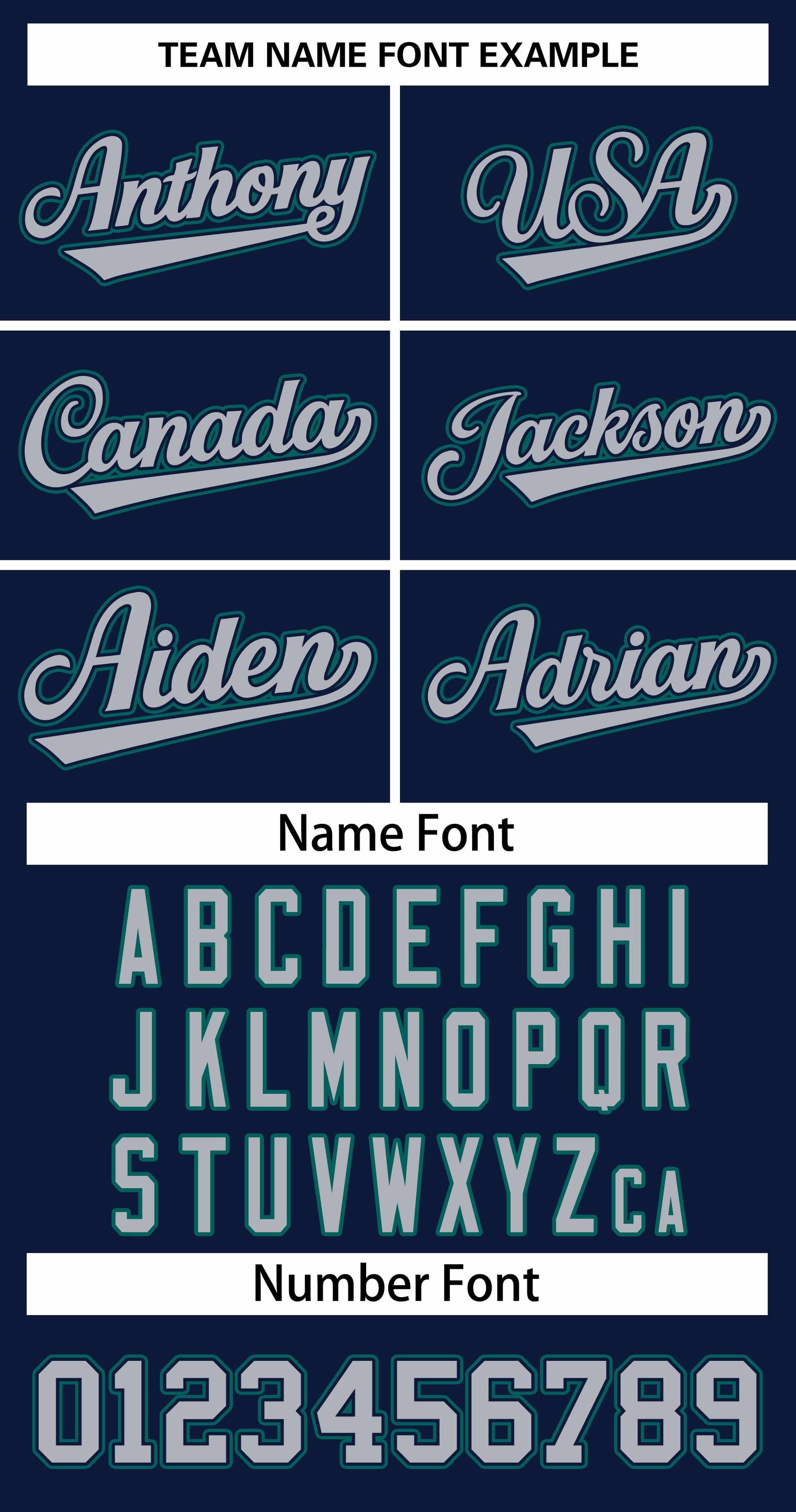 Custom Navy Gray Navy Classic Style Baseball Jersey for Women