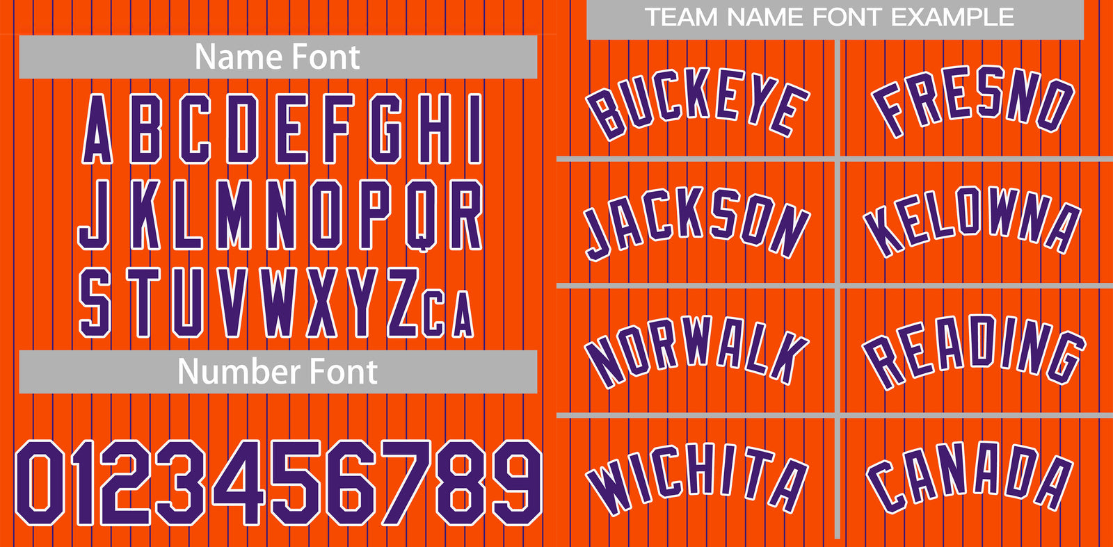 Custom Orange Purple-White Stripe Fashion Authentic Baseball Jersey