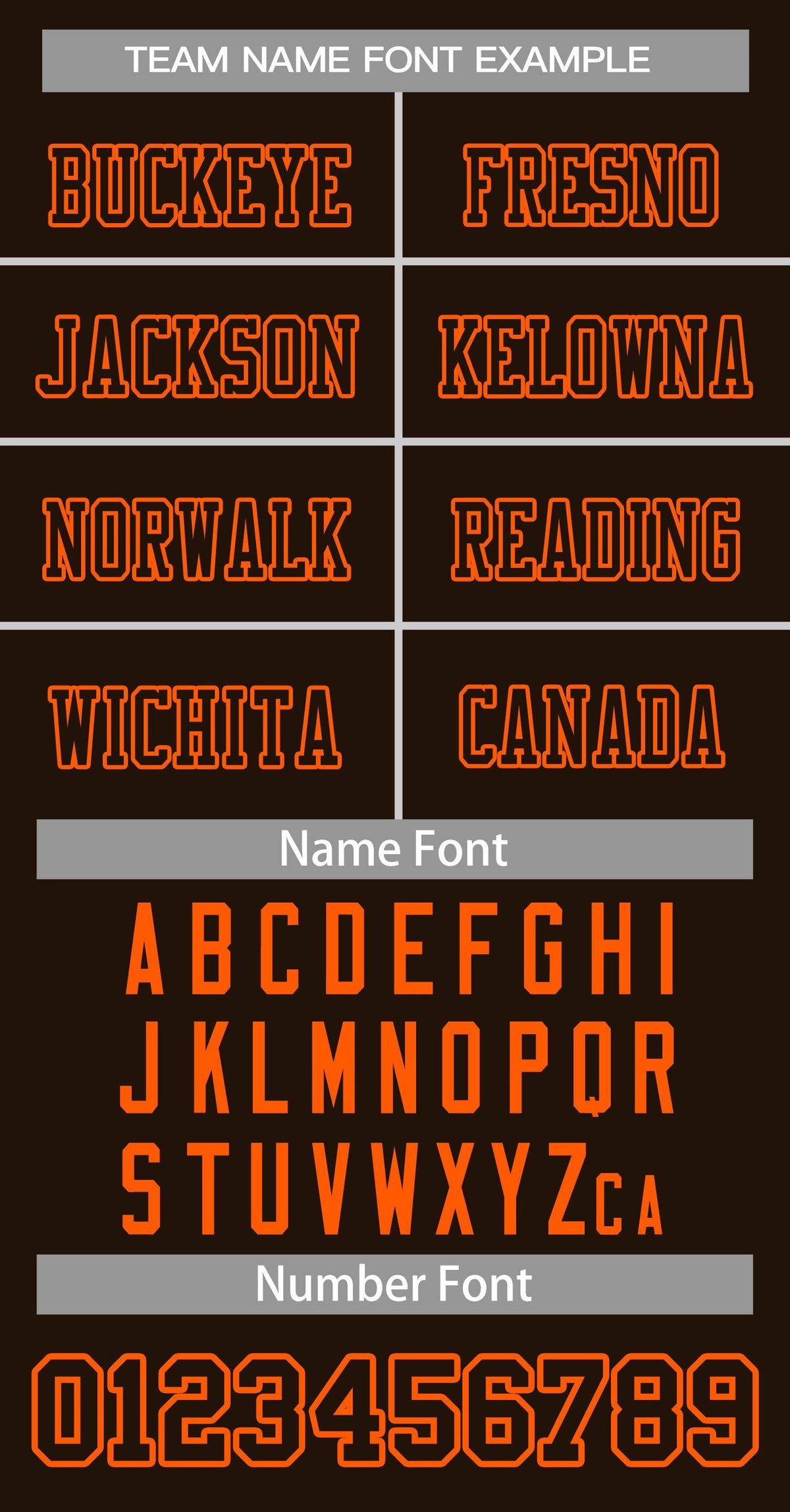 Custom Brown Black-Orange Classic Style Authentic Football Jersey