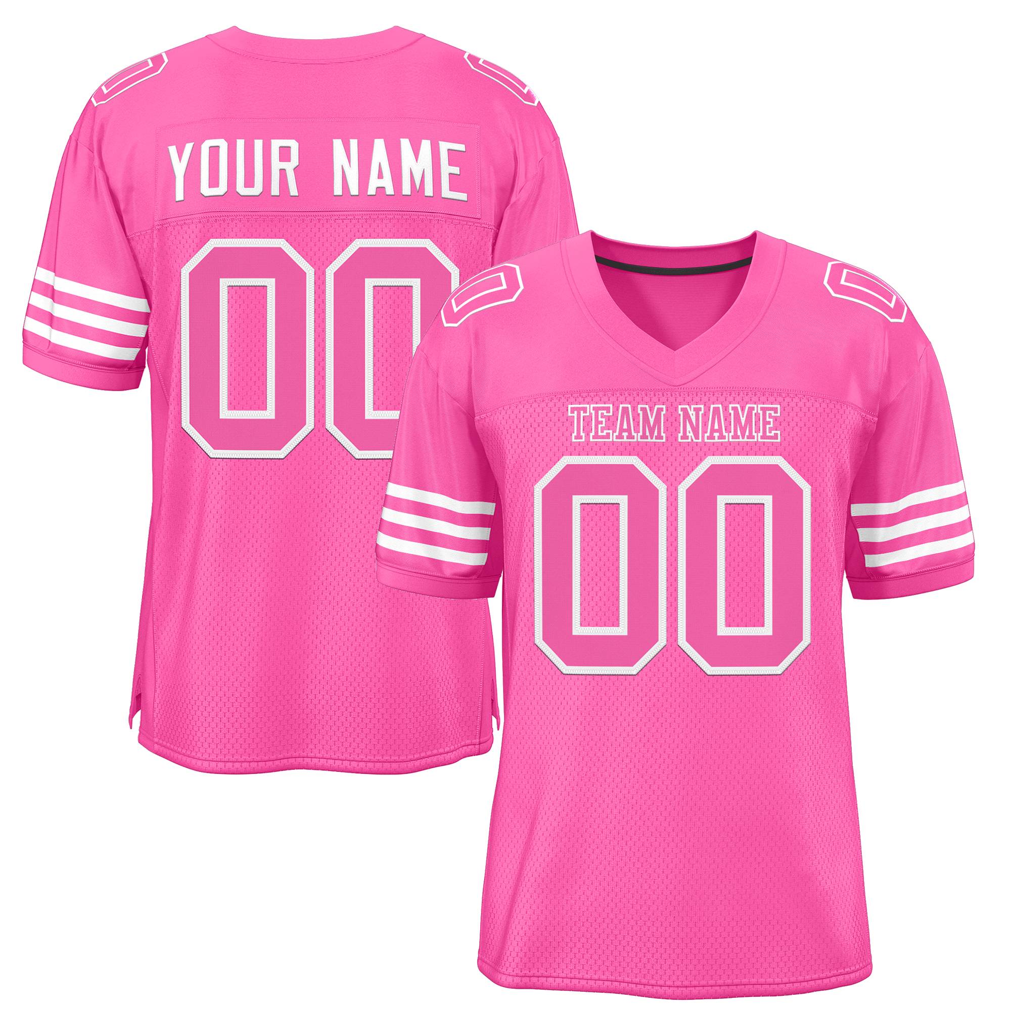 Pink and white cowboys jersey deals