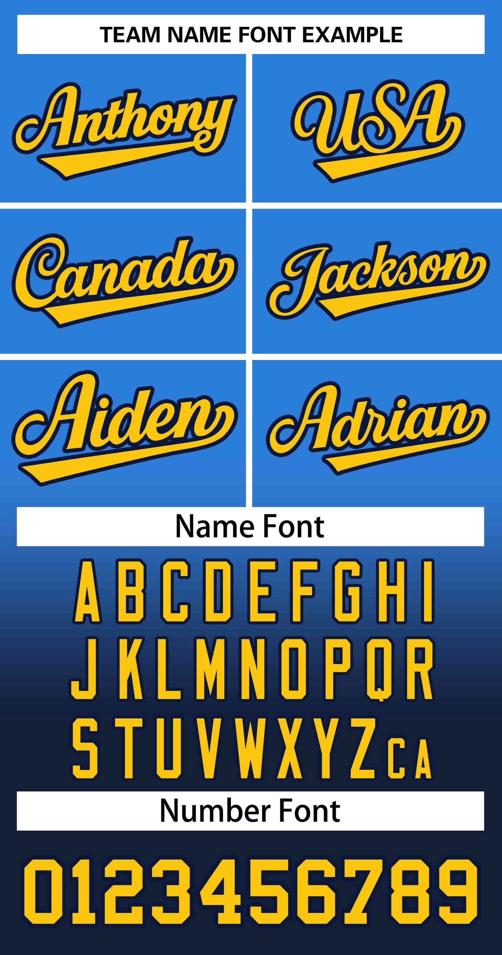 Custom Powder Blue Navy Gold-Navy Gradient Fashion Authentic Two-Button Softball Jersey