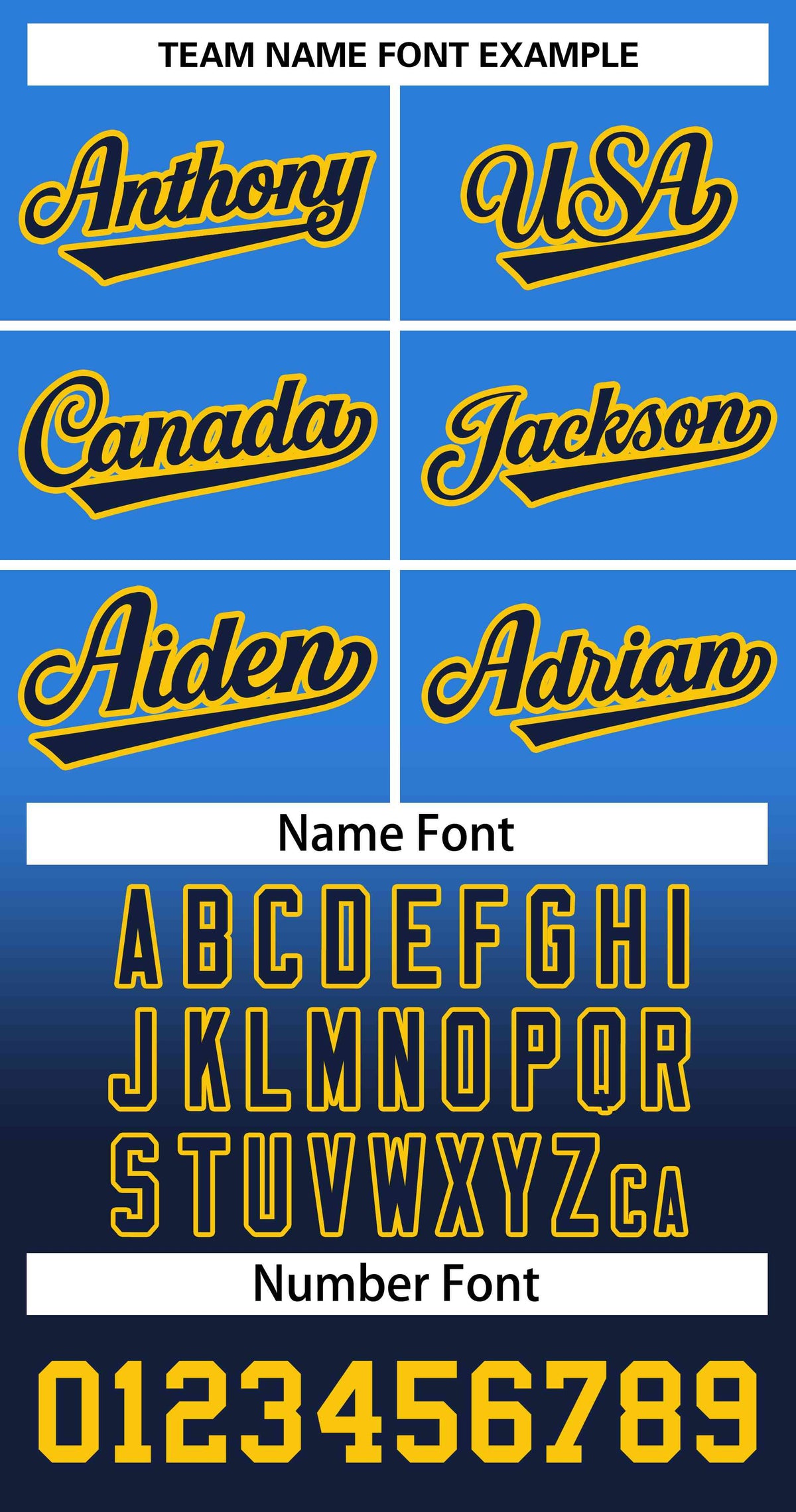 Custom Powder Blue Navy Navy-Gold Gradient Fashion Authentic Two-Button Softball Jersey