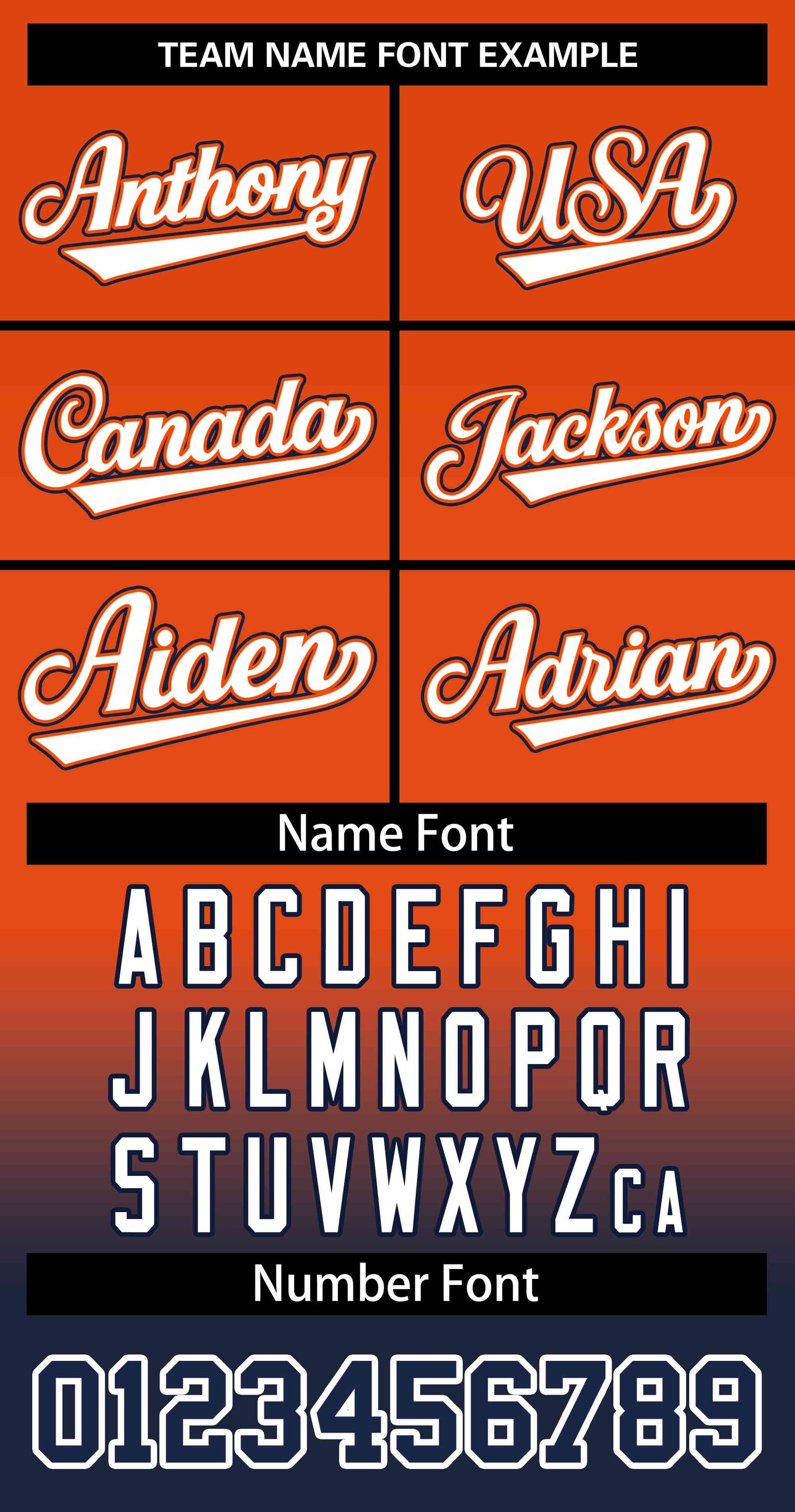 Custom Orange Navy White-Orange Gradient Fashion Authentic Two-Button Softball Jersey