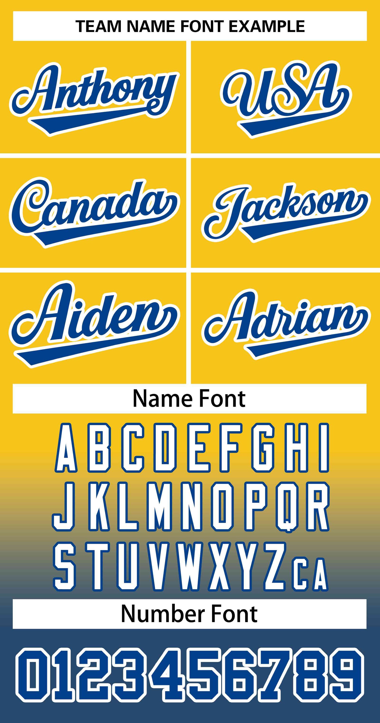 Custom Gold Royal Royal-White Gradient Fashion Authentic Two-Button Softball Jersey