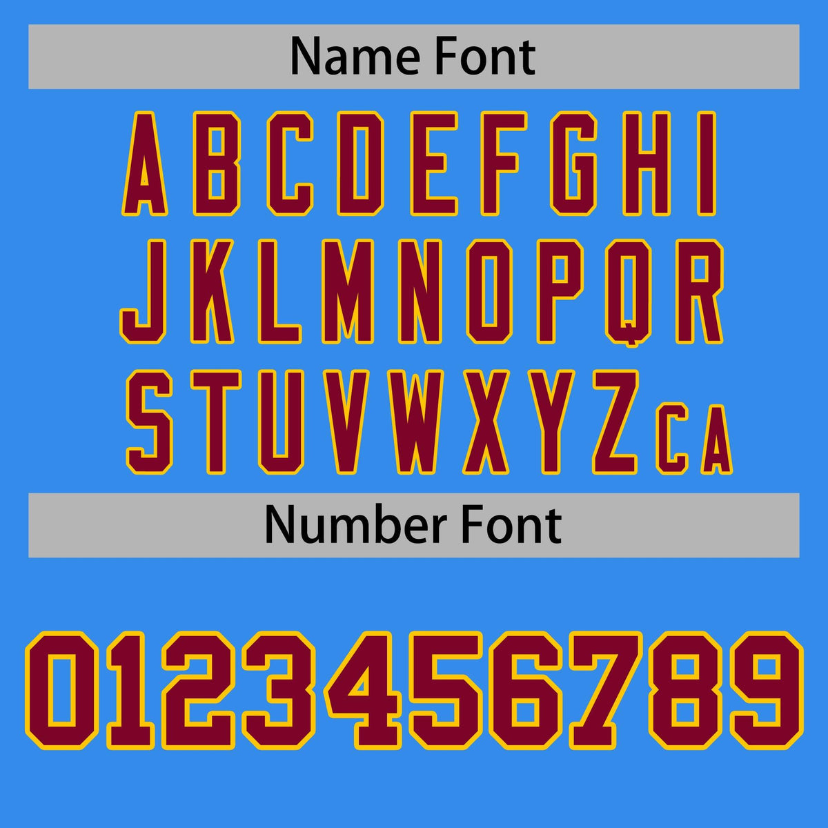 Custom Powder Blue Crimson-Gold Classic Style Varsity Full-Snap Letterman Jacket