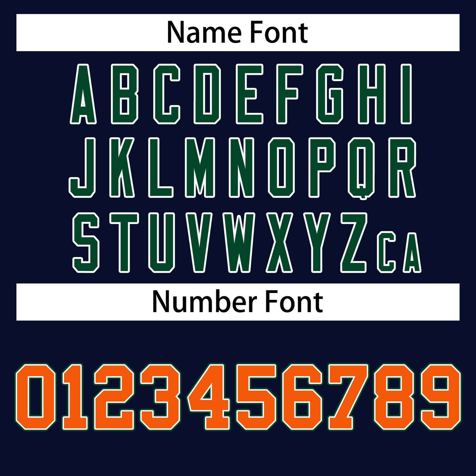 Custom Navy Green-Orange Classic Style Varsity Full-Snap Letterman Jacket