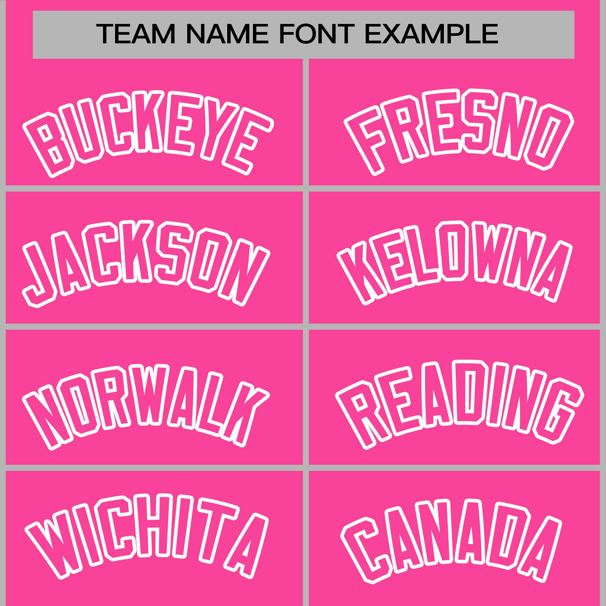 Custom Pink Pink-White Classic Style Varsity Full-Snap Letterman Jacket