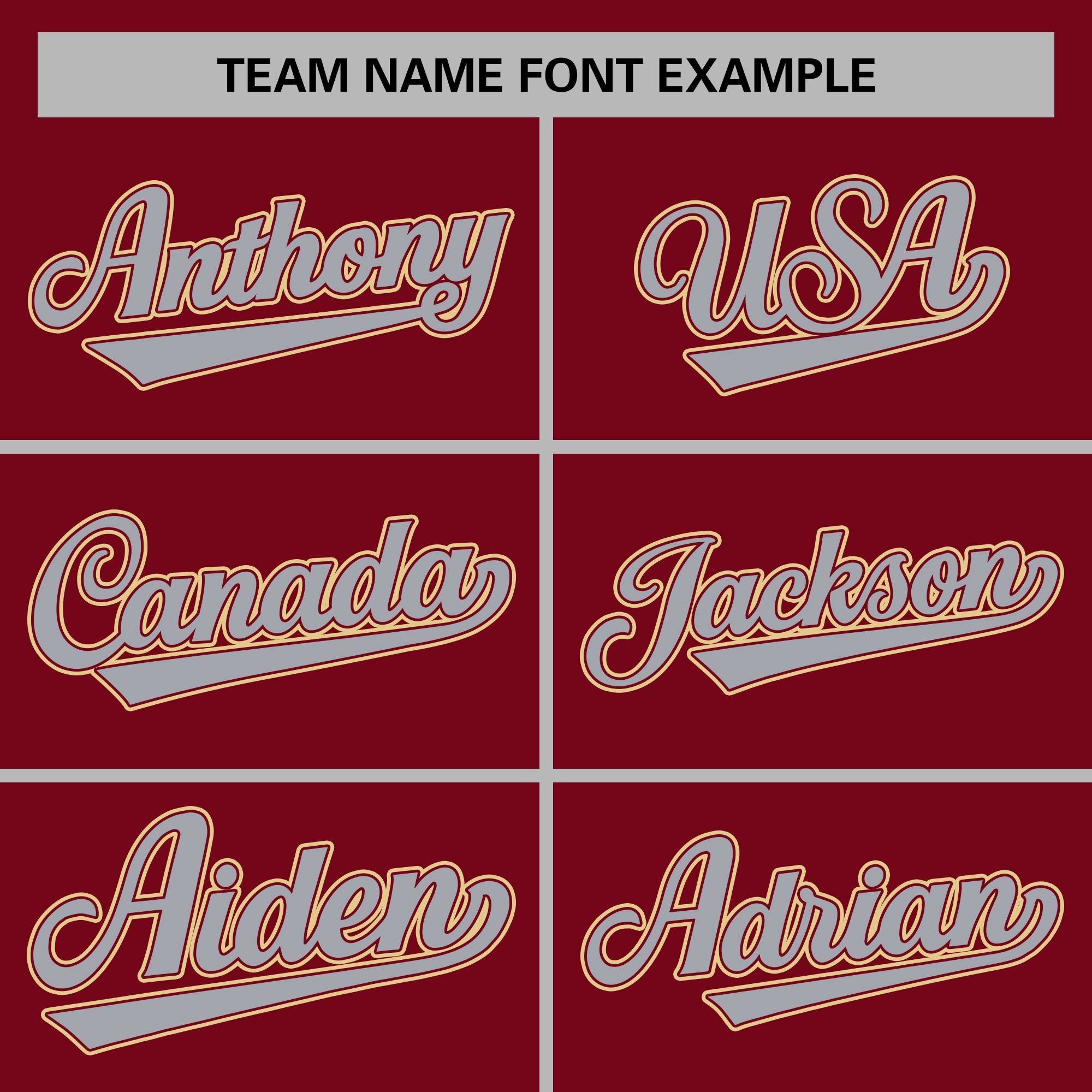 Custom Crimson Gray-Crimson Raglan Sleeves Varsity Full-Snap Letterman Jacket