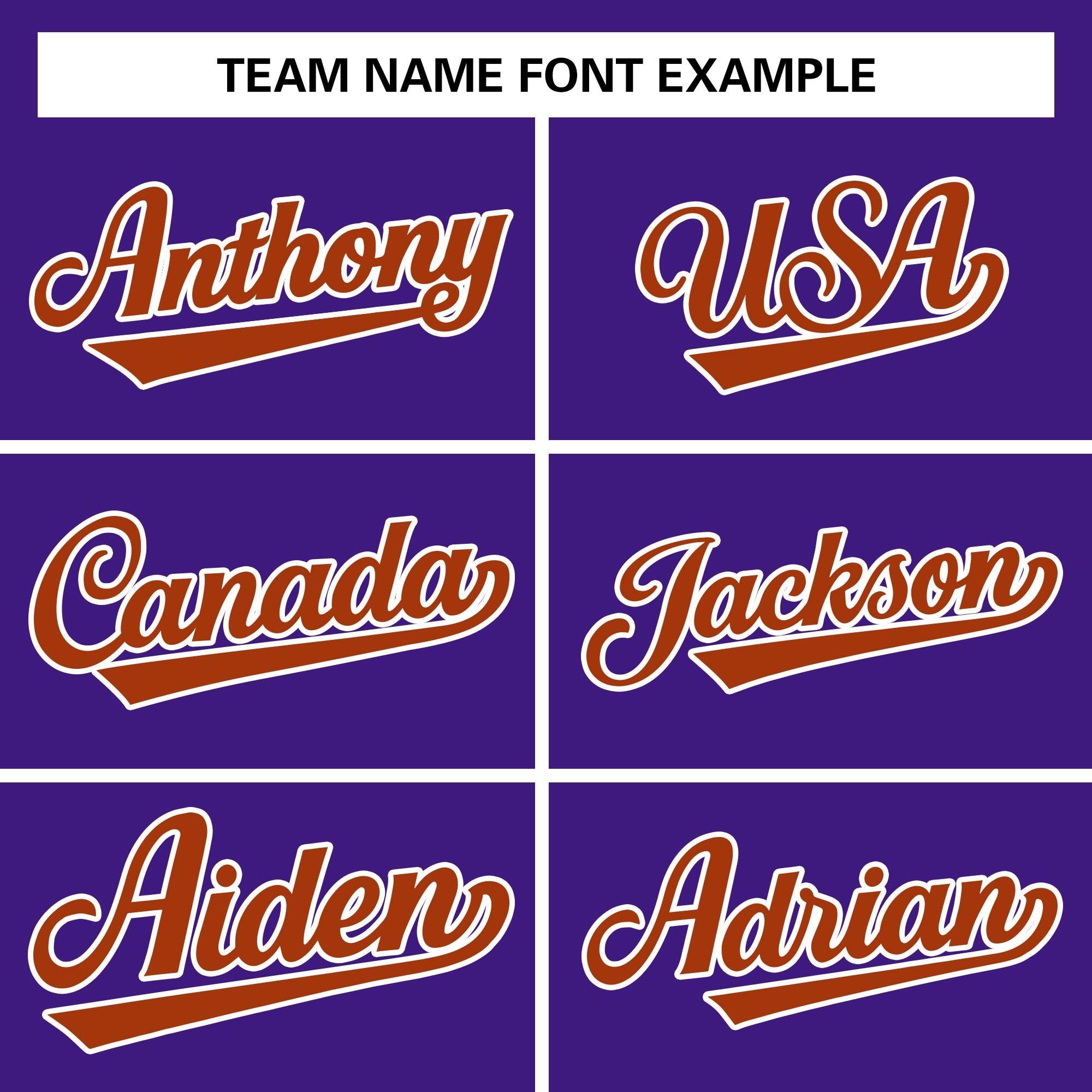 Custom Purple Texas Orange-White Raglan Sleeves Varsity Full-Snap Letterman Jacket