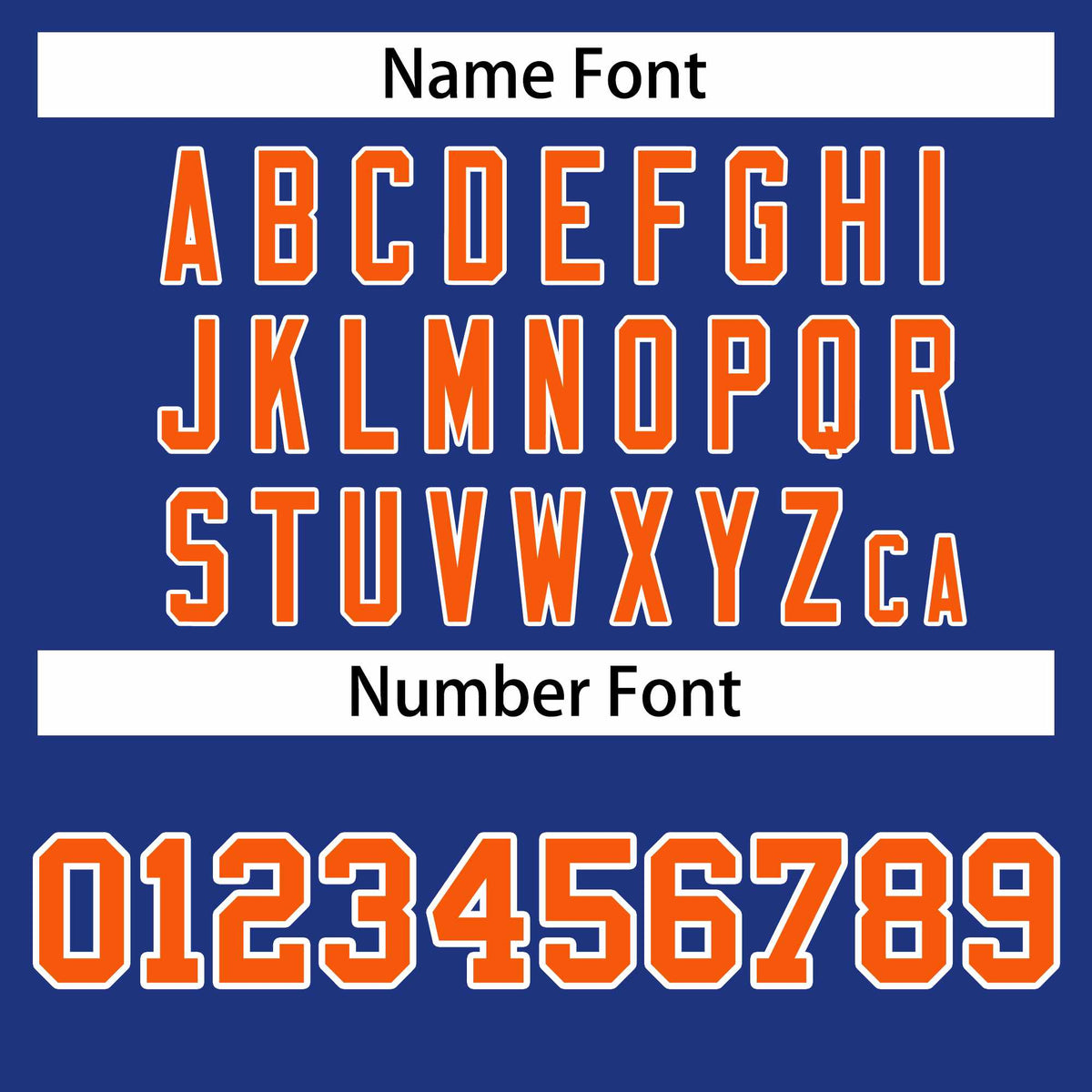 Custom Royal Orange-White Classic Style Varsity Full-Snap Letterman Jacket