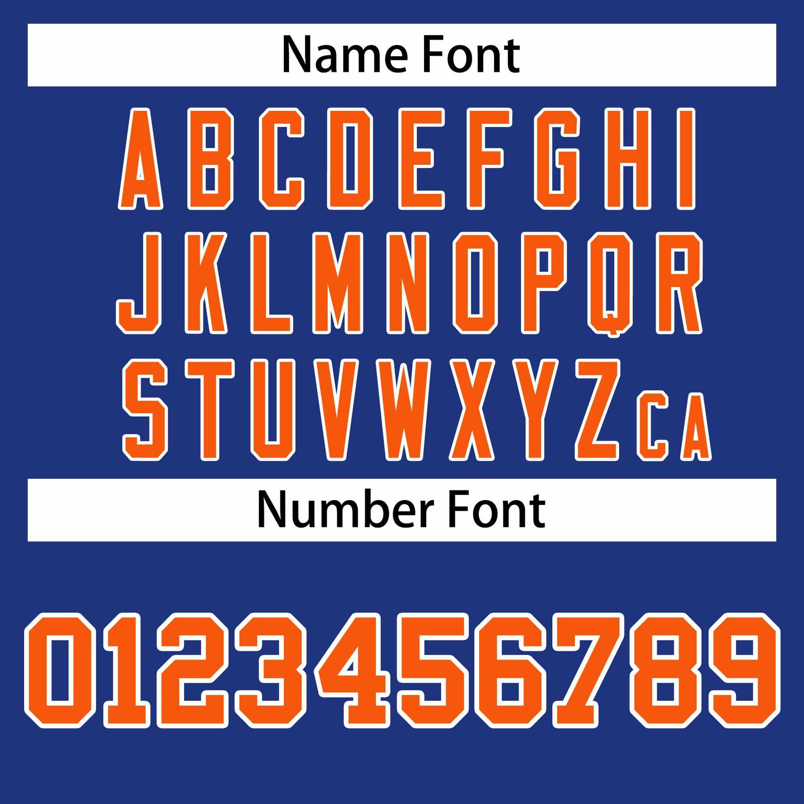 Custom Royal Orange-White Classic Style Varsity Full-Snap Letterman Jacket