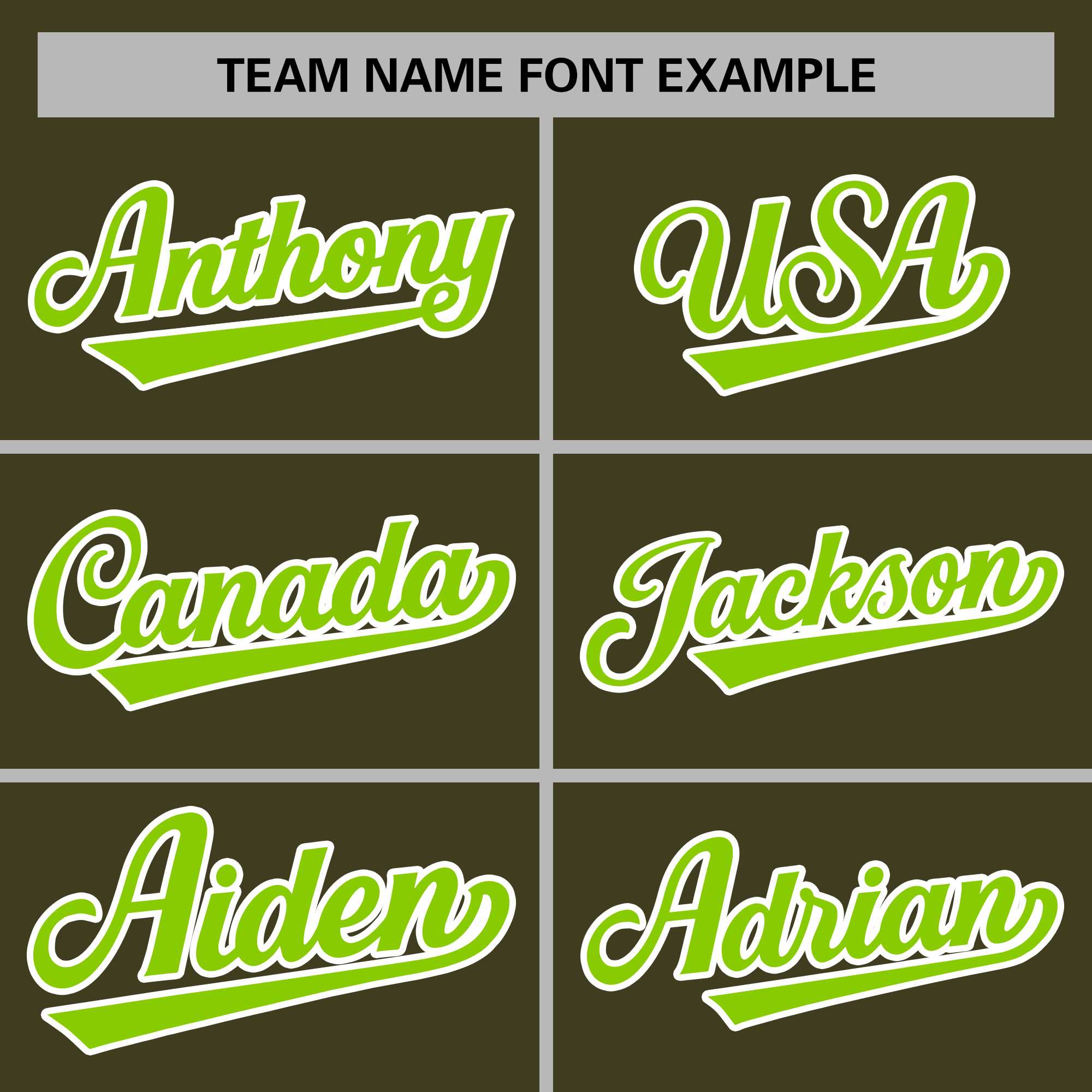 Custom Olive Neon Green-White Classic Style Varsity Full-Snap Letterman Jacket