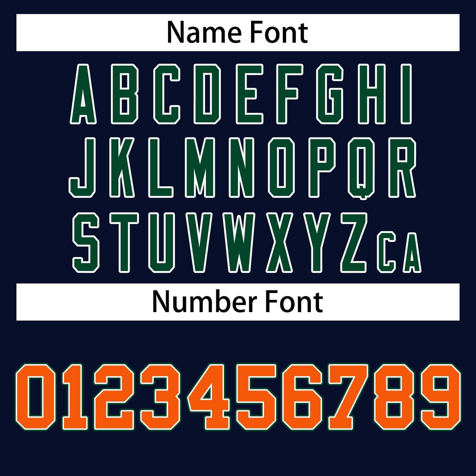 Custom Navy Green-Orange Classic Style Varsity Full-Snap Letterman Jacket