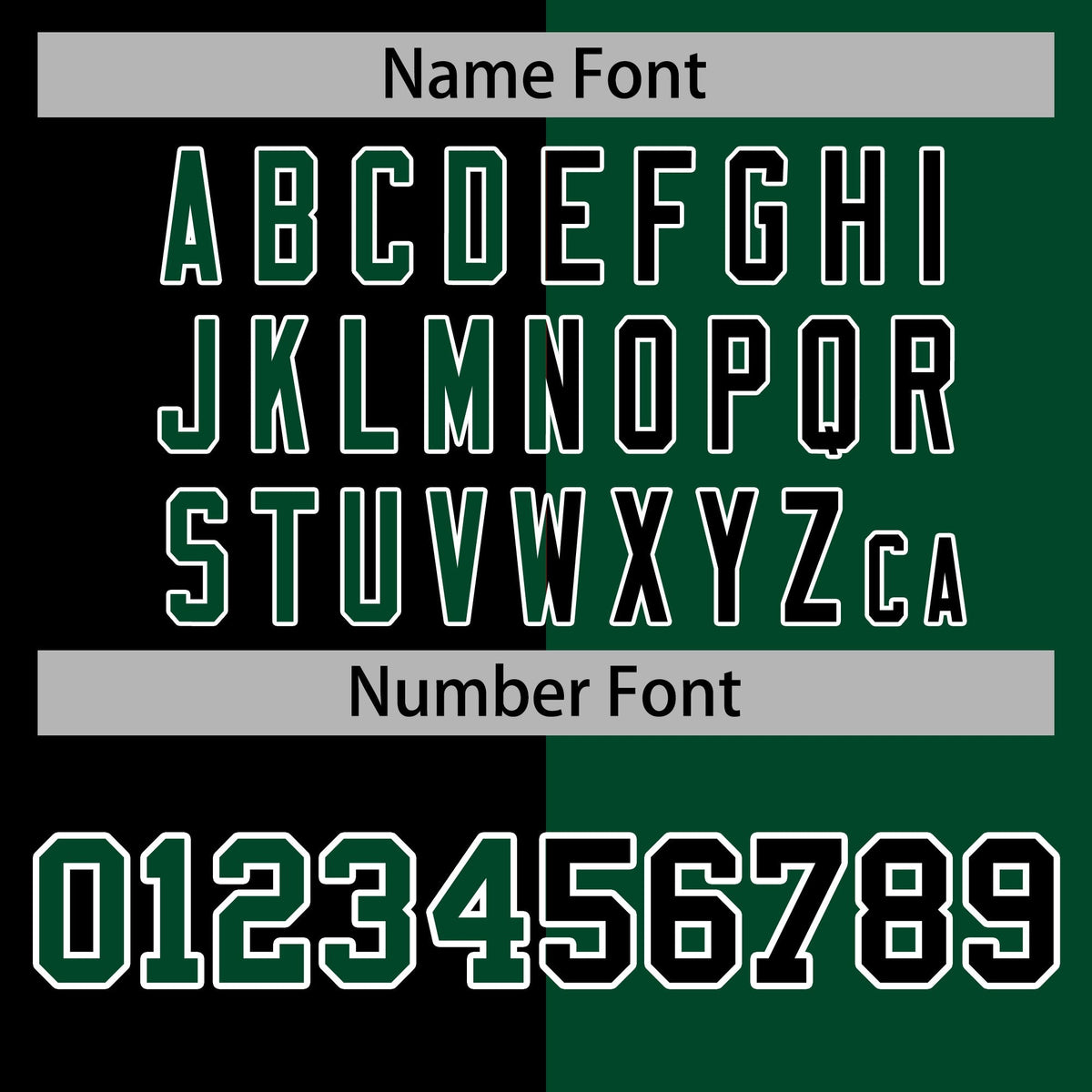 Custom Green Black-Black Varsity Full-Snap Letterman Two Tone Split Fashion Jacket