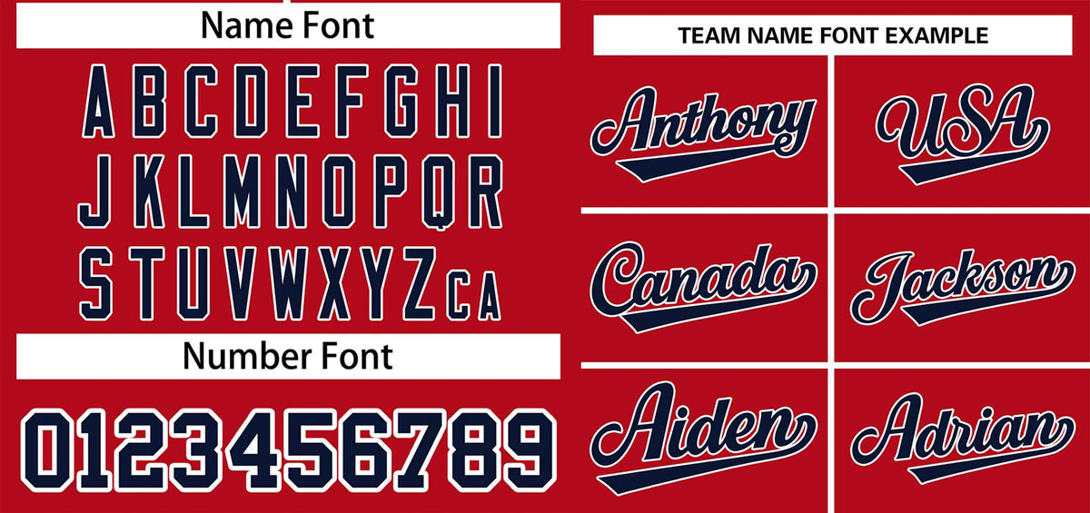 Custom Red Navy-White Classic Style Authentic Two-Button Softball Jersey