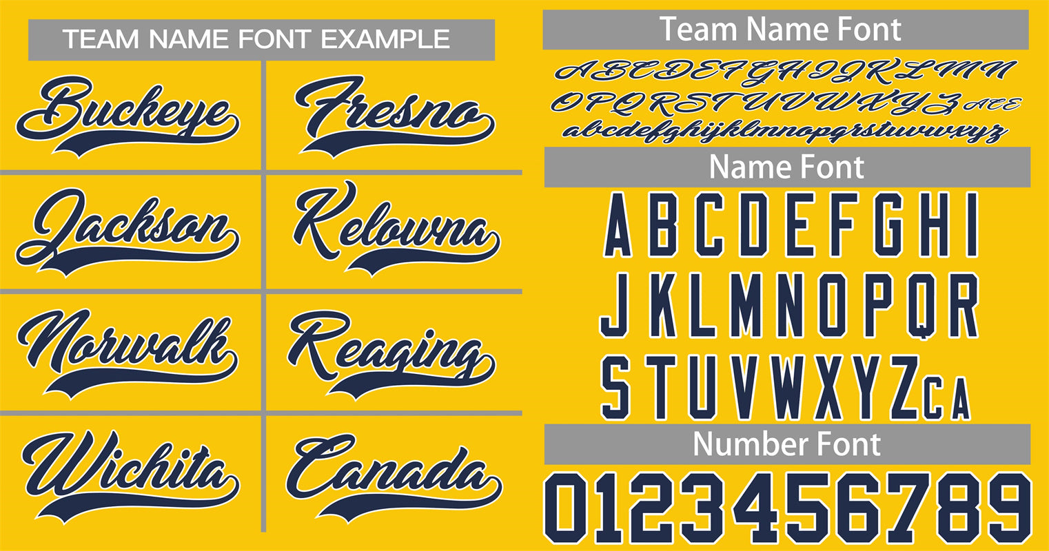 Custom Gold Navy-White Classic Style Authentic Baseball Jersey