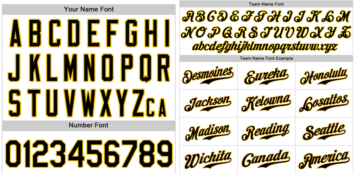 Custom White Black-Yellow Classic Style Authentic Baseball Jersey