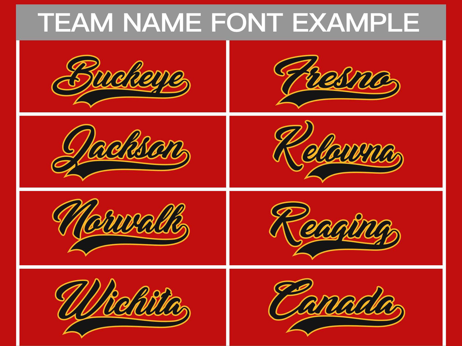 Custom Red Black-Gold Classic Style Hockey Jersey