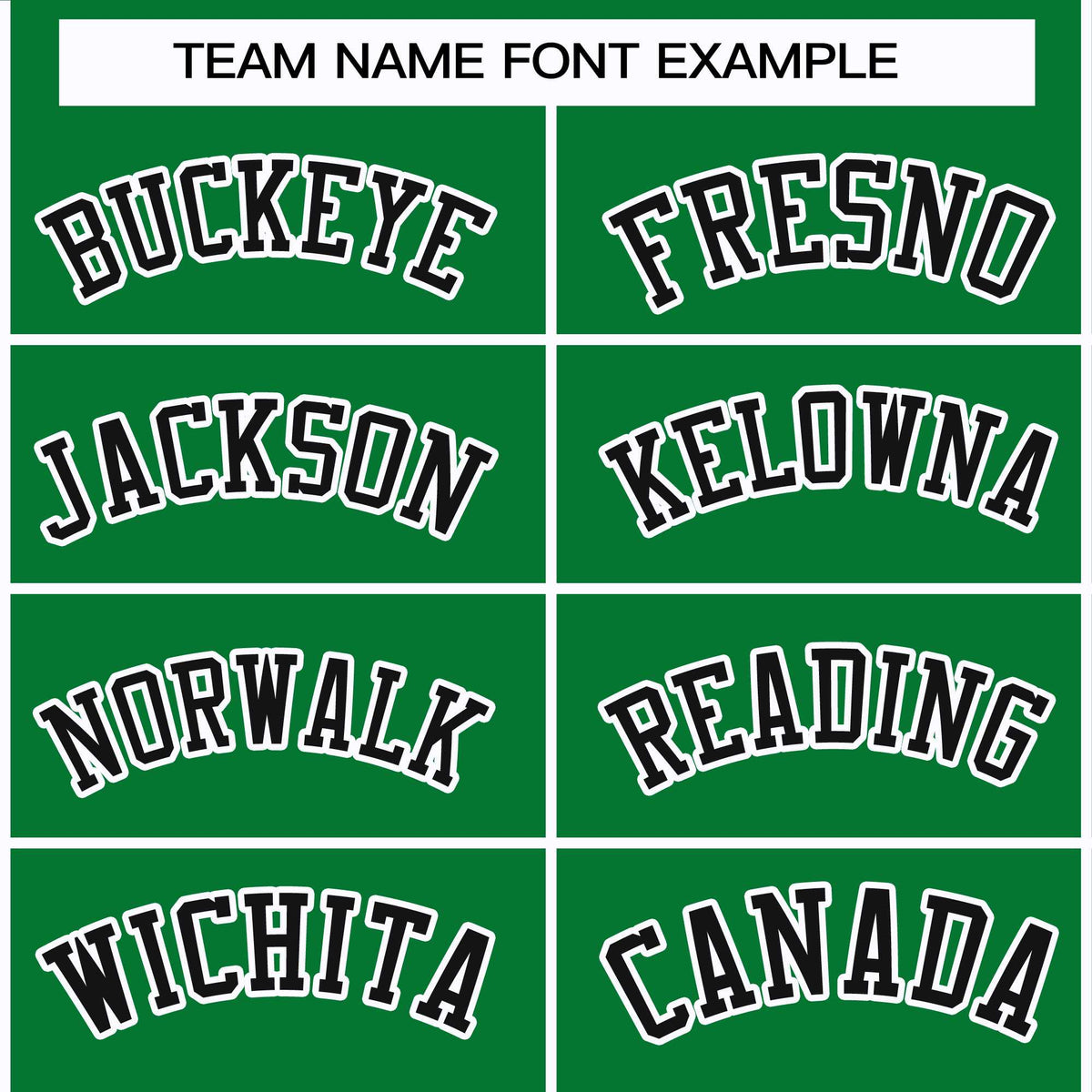 Custom Kelly Green Black-White Classic Style Hockey Jersey