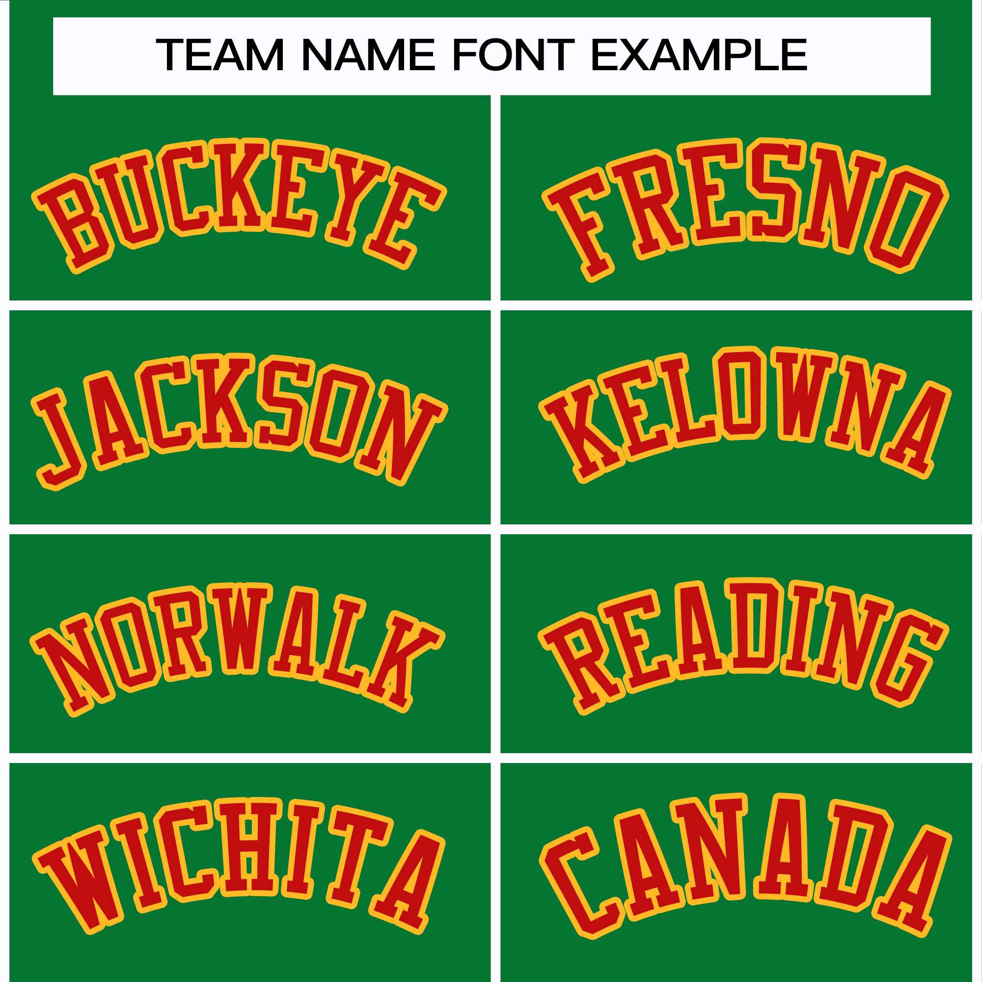 Custom Kelly Green Red-Gold Classic Style Hockey Jersey