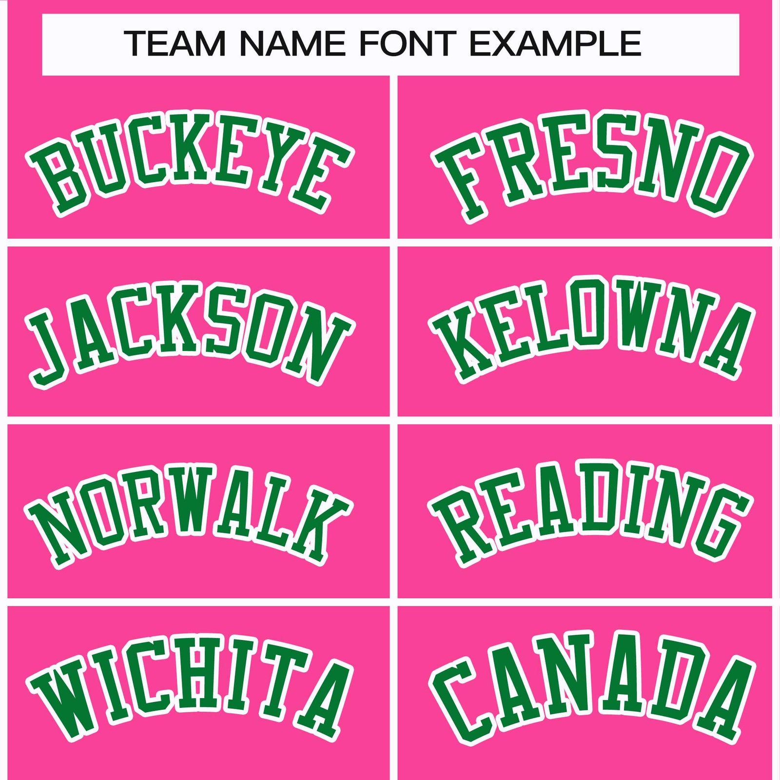 Custom Pink Kelly Green-White Classic Style Hockey Jersey