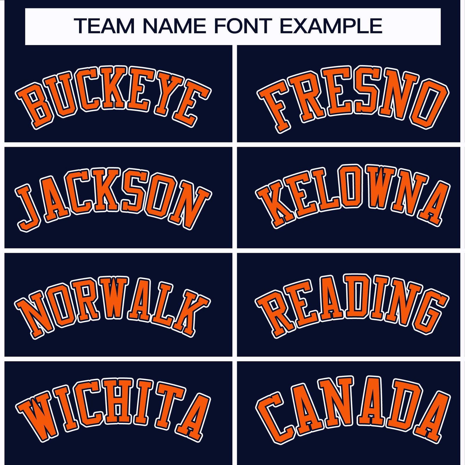 Custom Navy Orange Black-White Classic Style Hockey Jersey