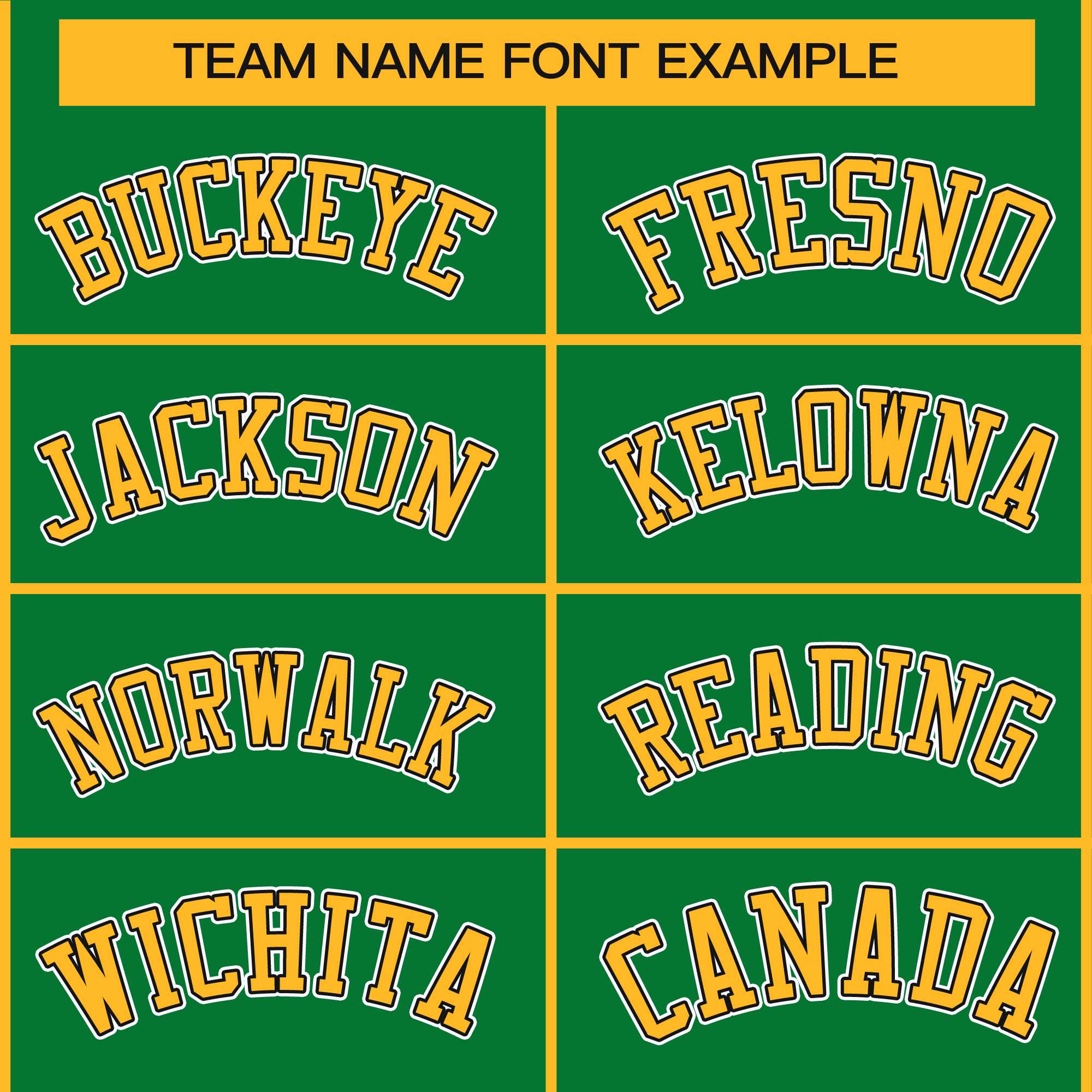 Custom Kelly Green Gold Black-White Classic Style Hockey Jersey