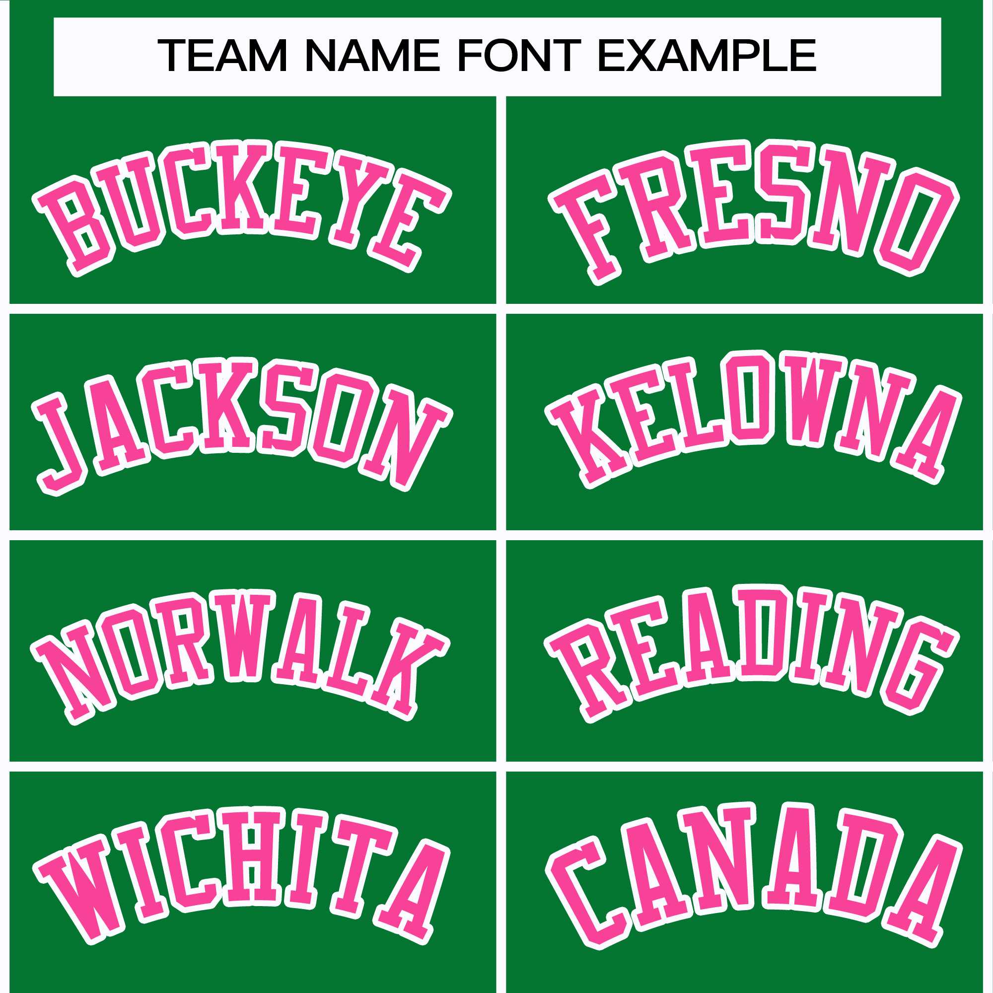 Custom Kelly Green Pink-White Classic Style Hockey Jersey