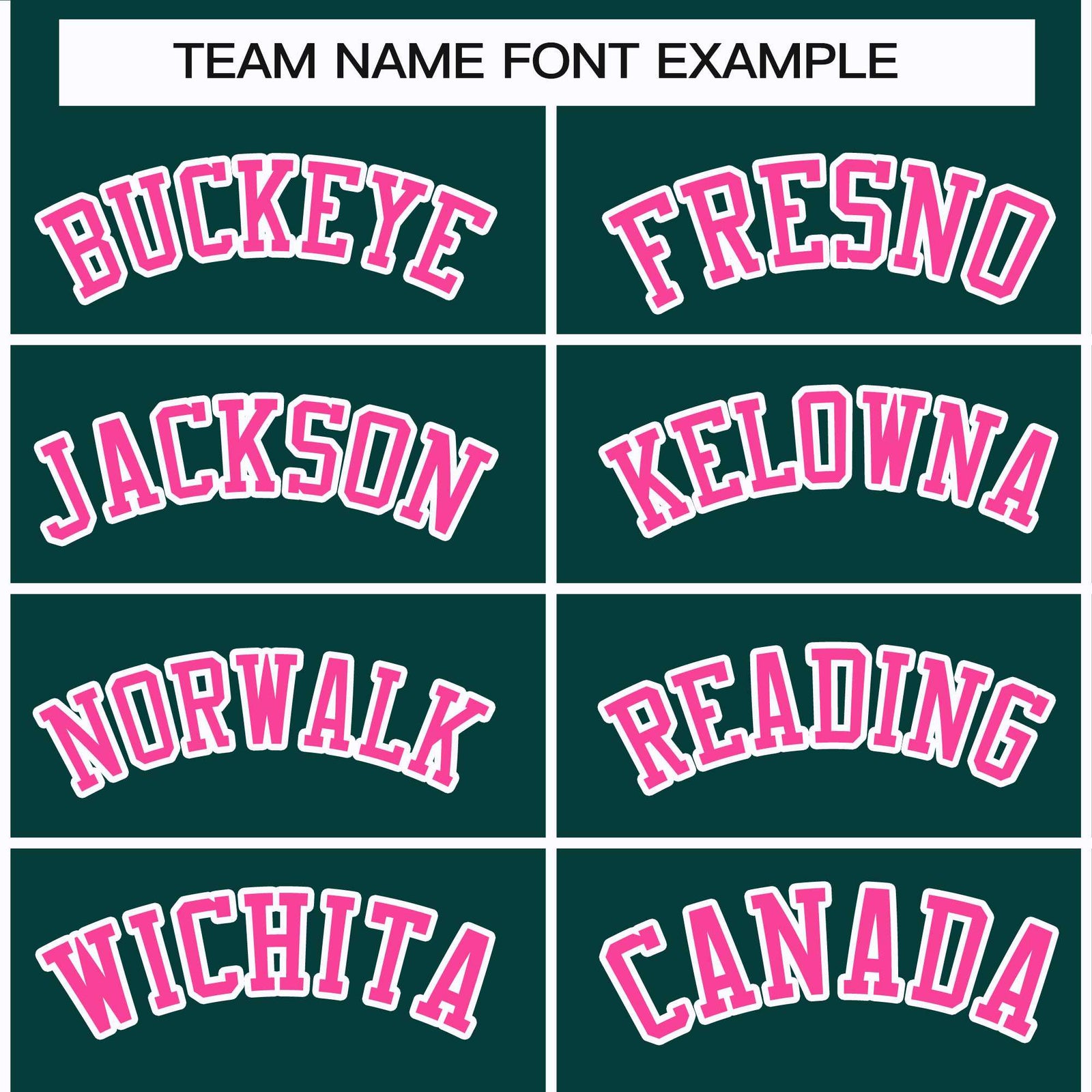Custom Midnight Green Pink-White Classic Style Hockey Jersey