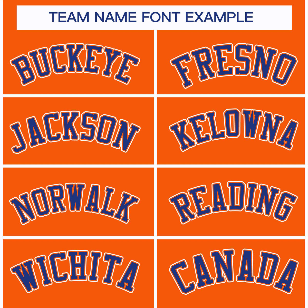 Custom Orange Royal Orange-White Classic Style Hockey Jersey
