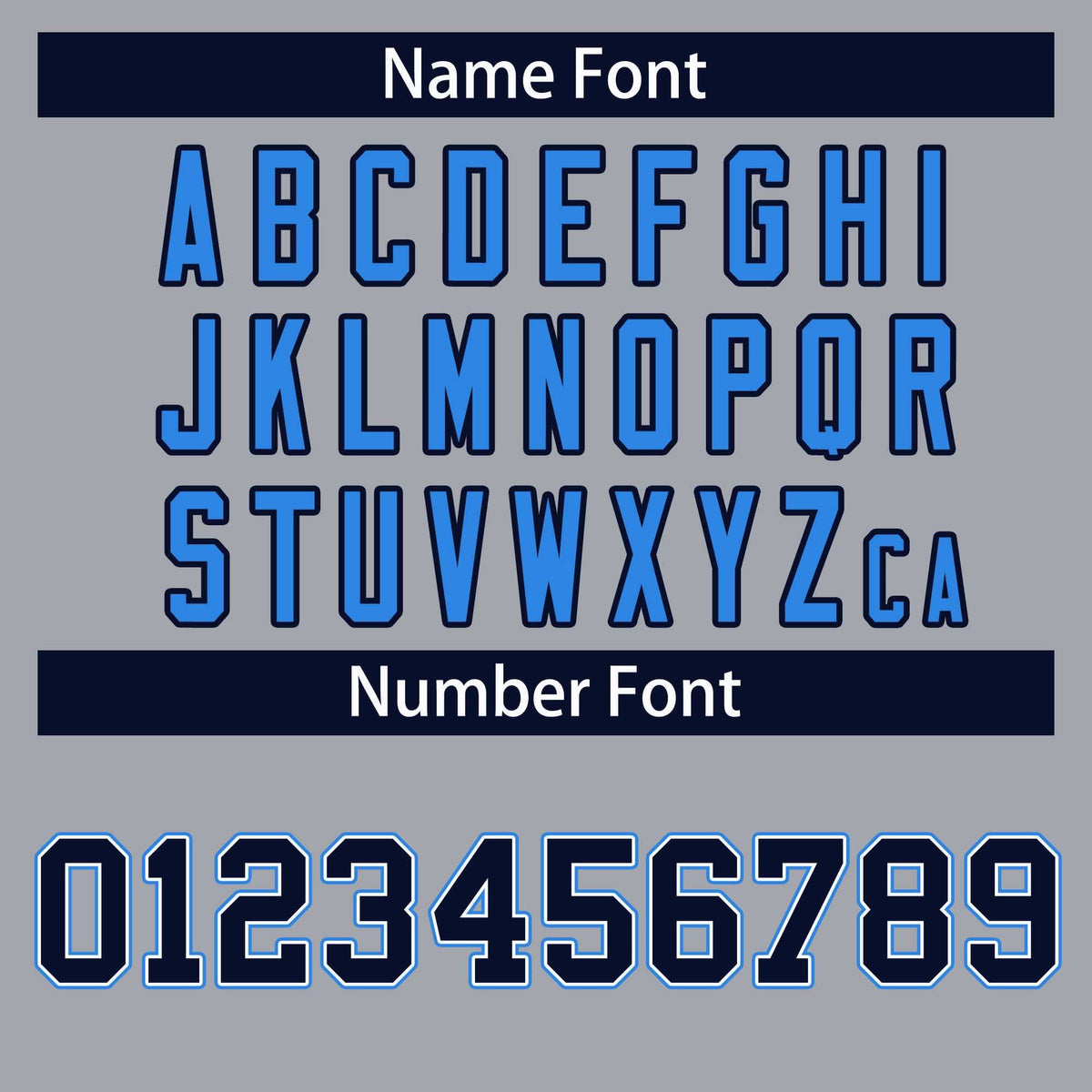 Custom Gray Navy Powder Blue-Powder Blue Classic Style Hockey Jersey