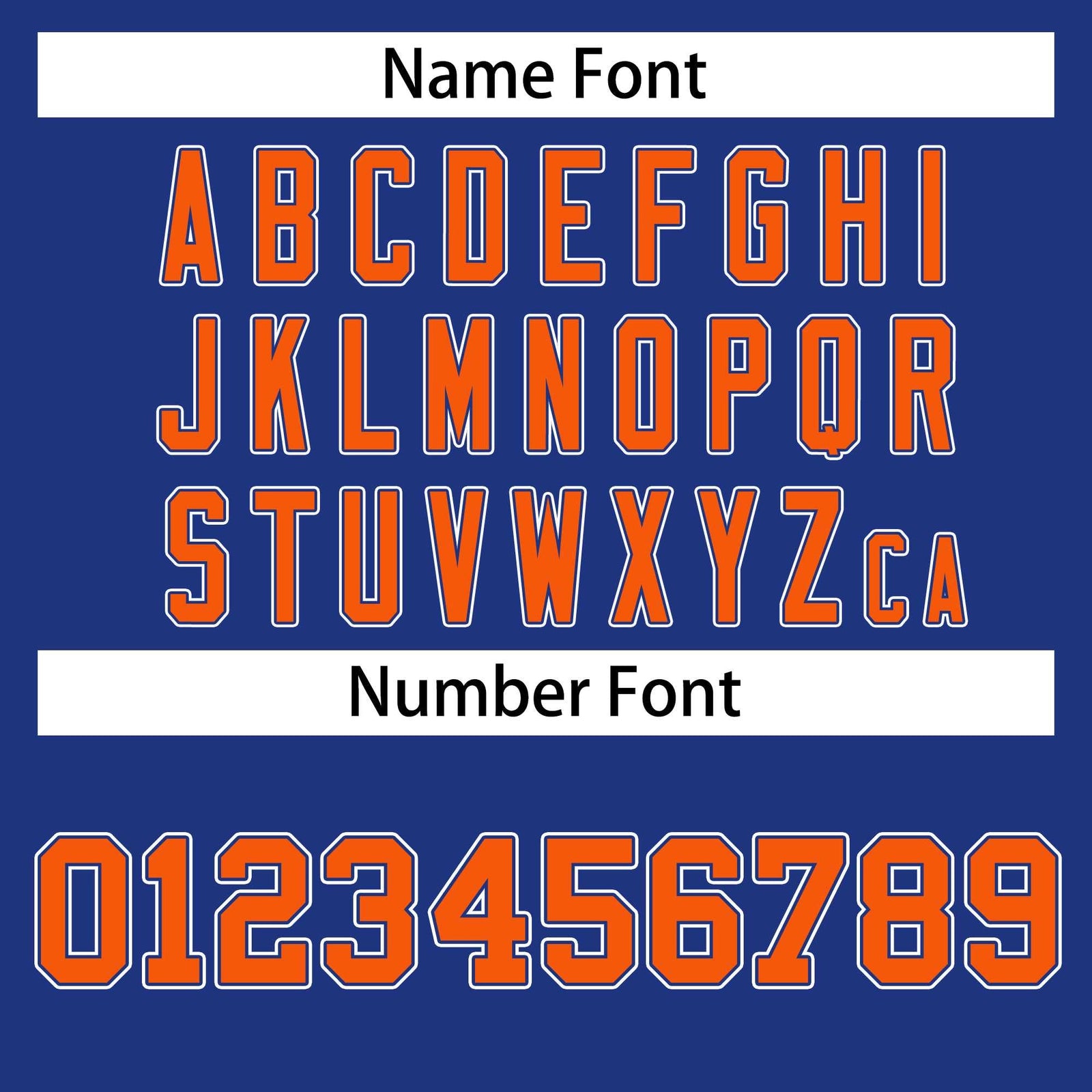 Custom Royal Orange Royal-White Classic Style Hockey Jersey