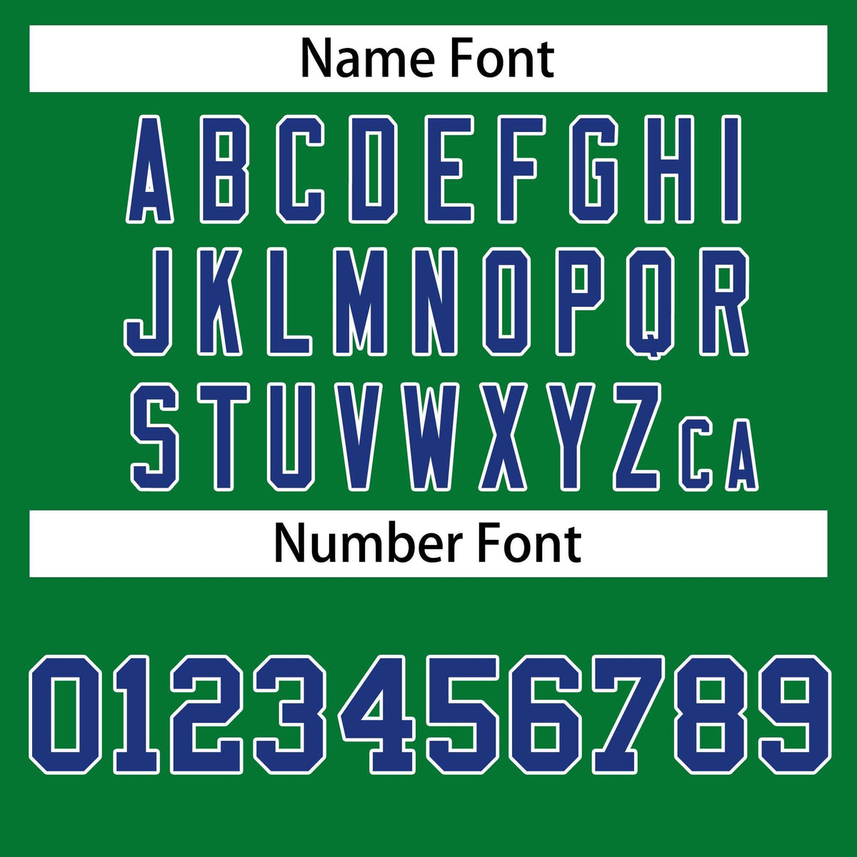 Custom Kelly Green Royal-White Classic Style Hockey Jersey