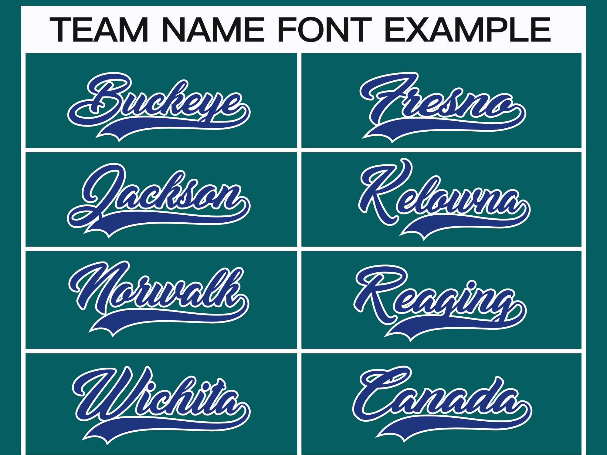 Custom Teal Royal-White Classic Style Hockey Jersey