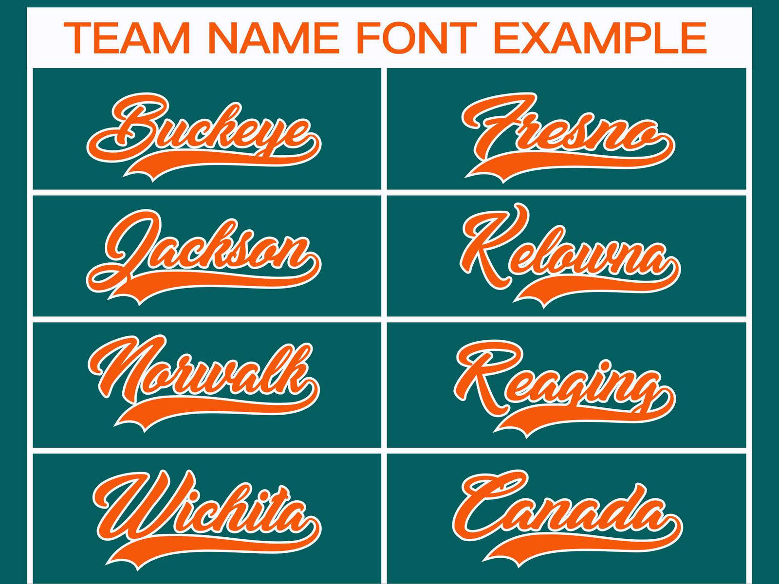 Custom Teal Orange-White Classic Style Hockey Jersey