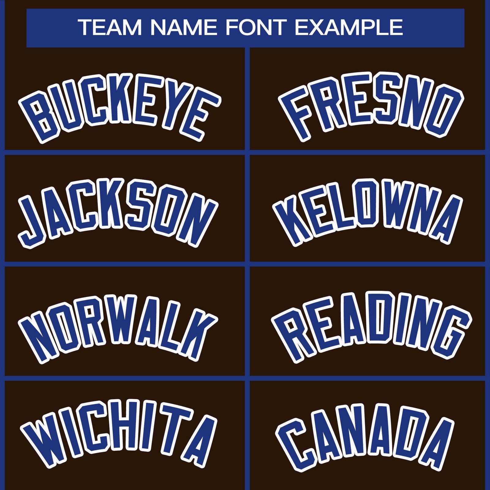 Custom Brown Royal-White Classic Style Hockey Jersey