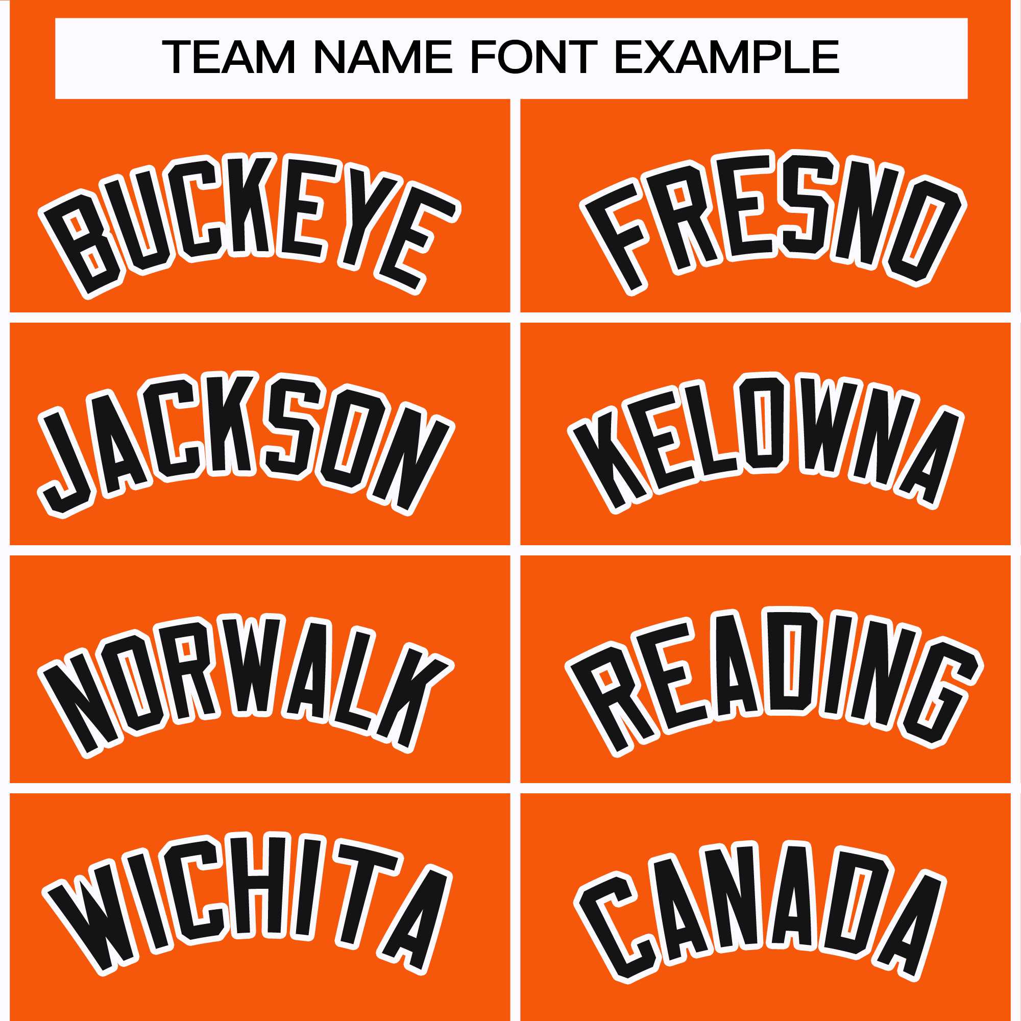 Custom Orange Black-White Classic Style Hockey Jersey