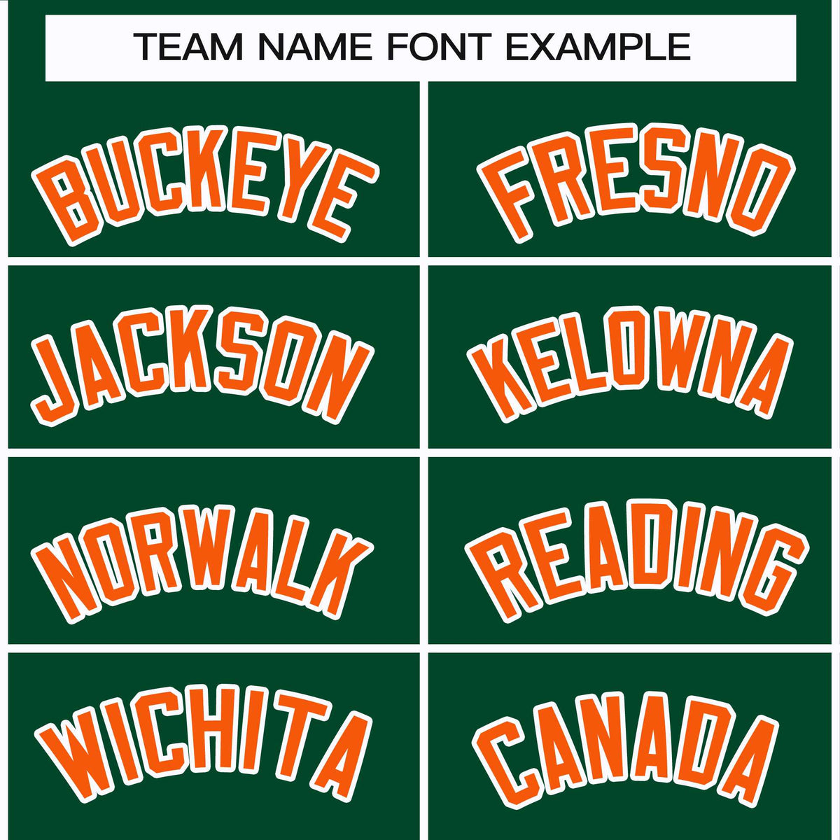 Custom Green Orange-White Classic Style Hockey Jersey