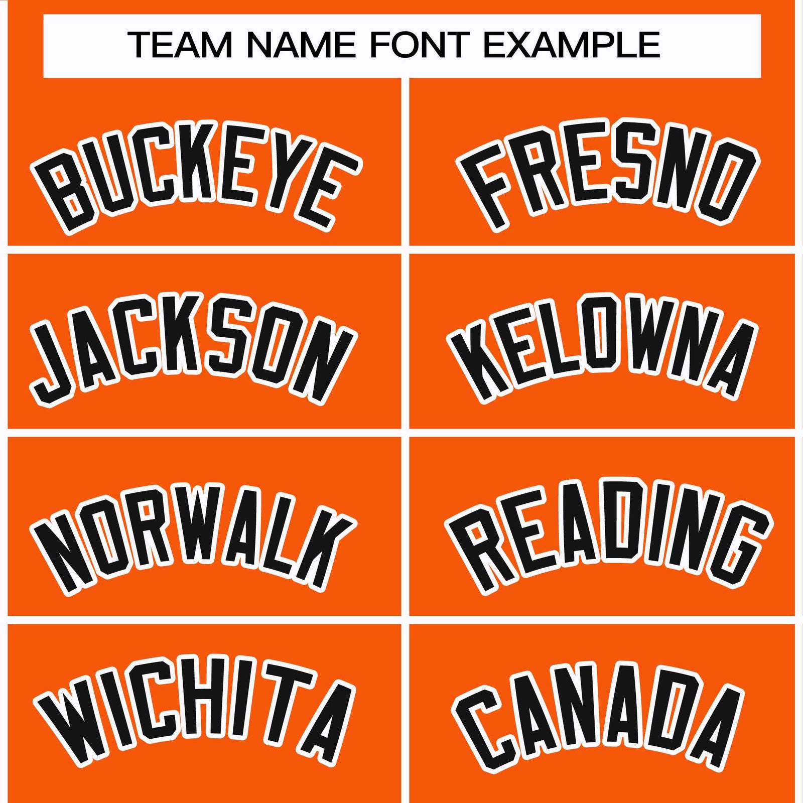 Custom Orange Black-White Classic Style Hockey Jersey