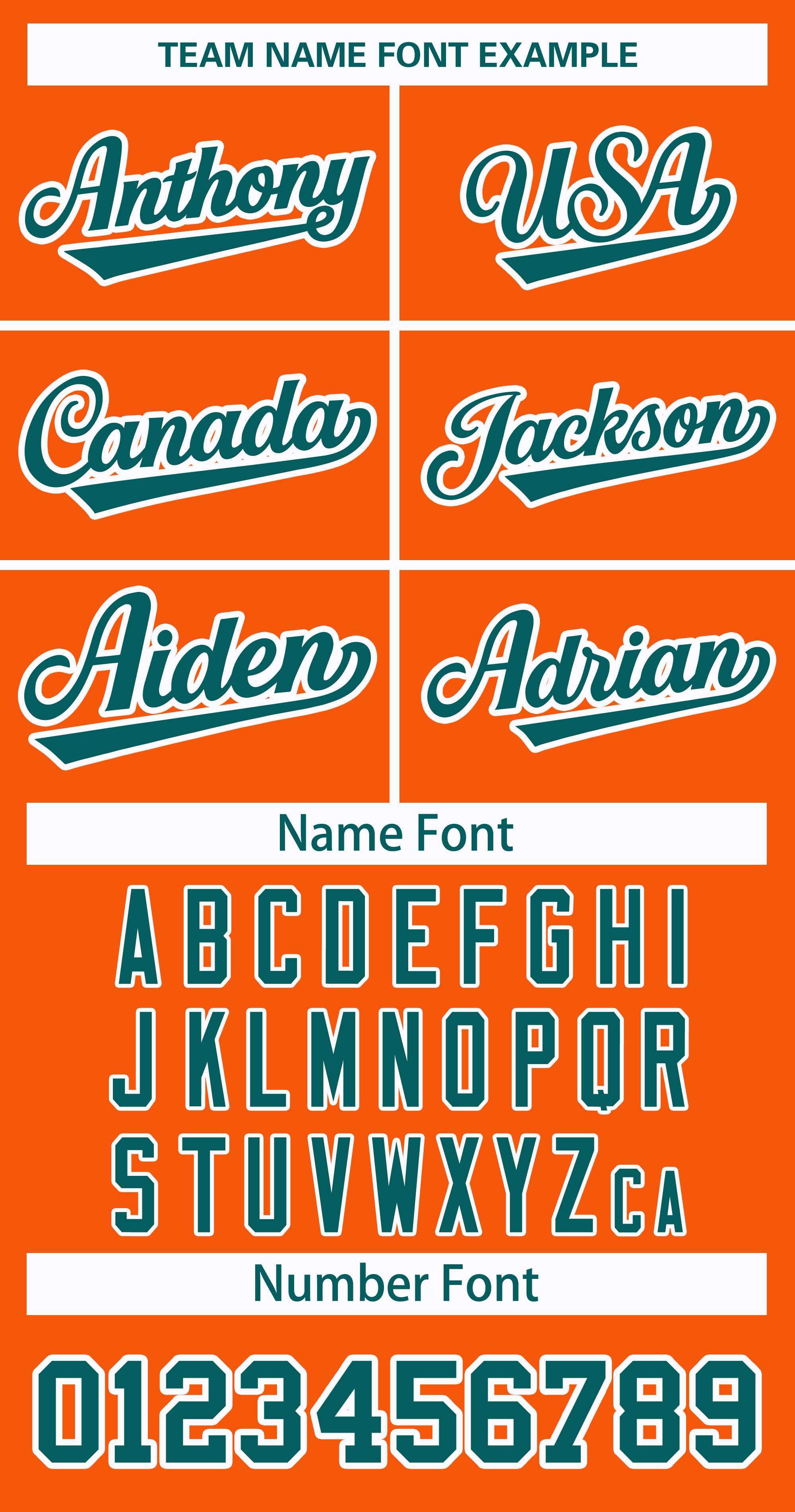 Custom Orange Aqua-White Classic Style Hockey Jersey