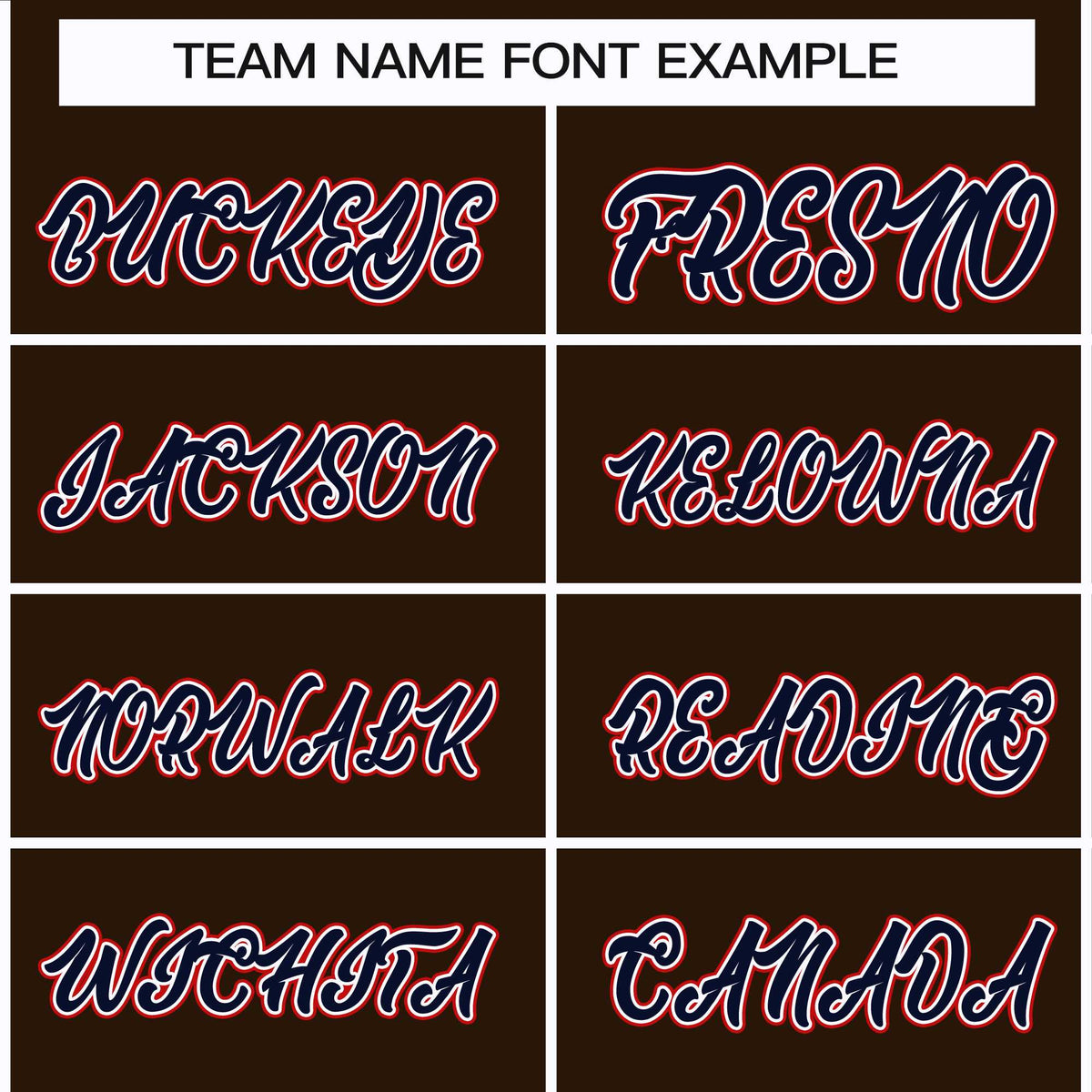 Custom Brown Navy White-Red Classic Style Hockey Jersey