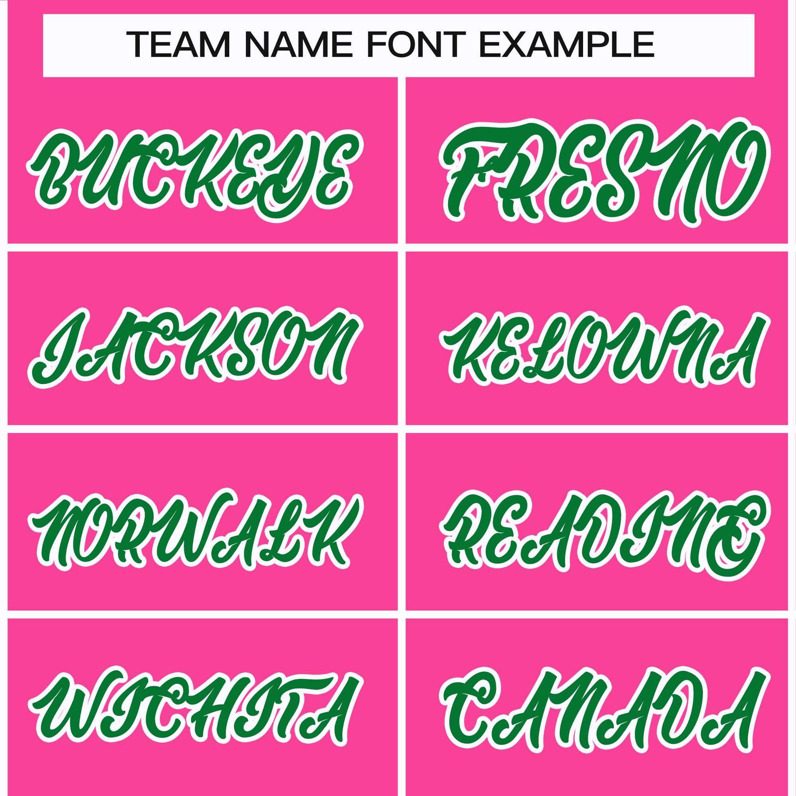 Custom Pink Kelly Green-White Classic Style Hockey Jersey