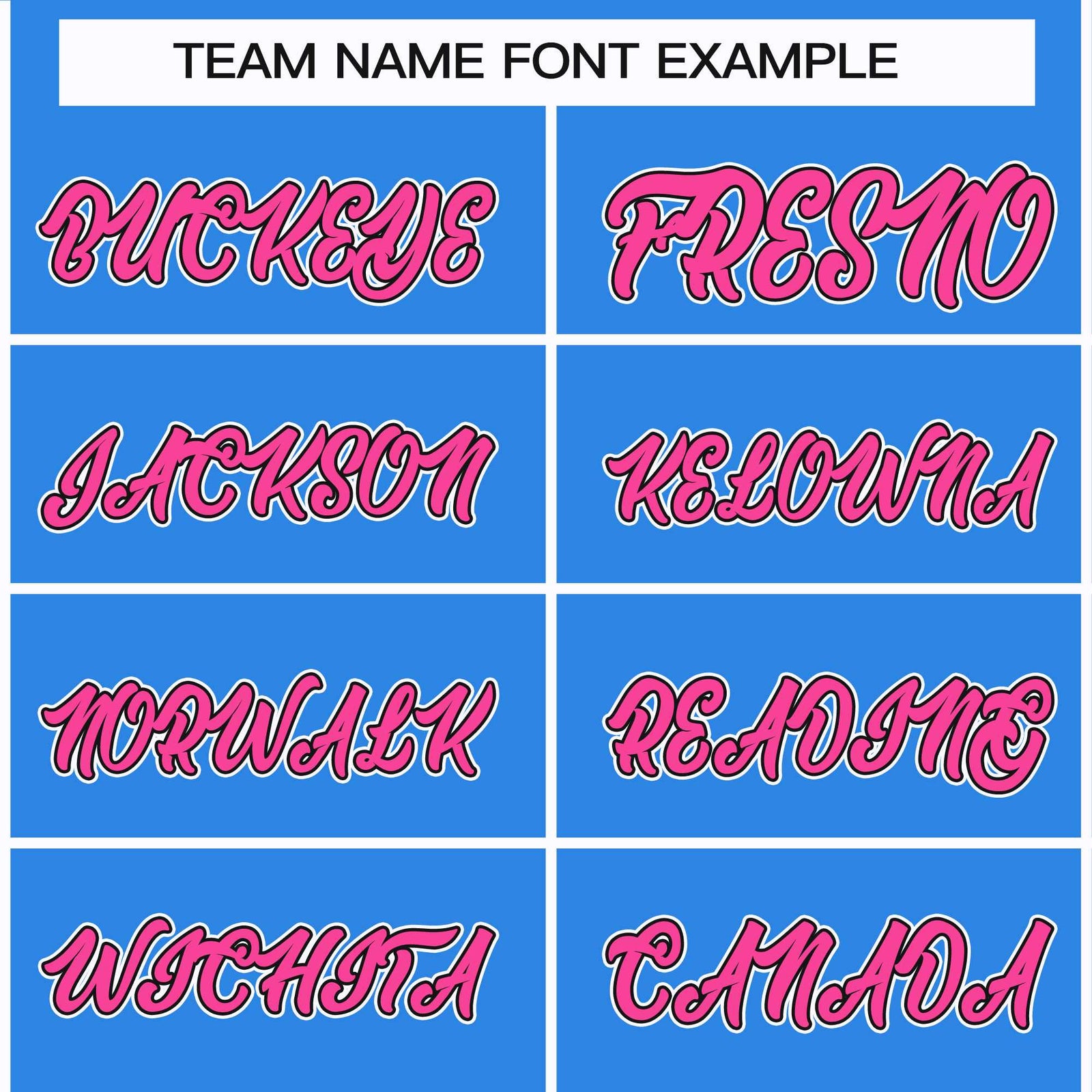 Custom Powder Blue Pink Black-White Classic Style Hockey Jersey