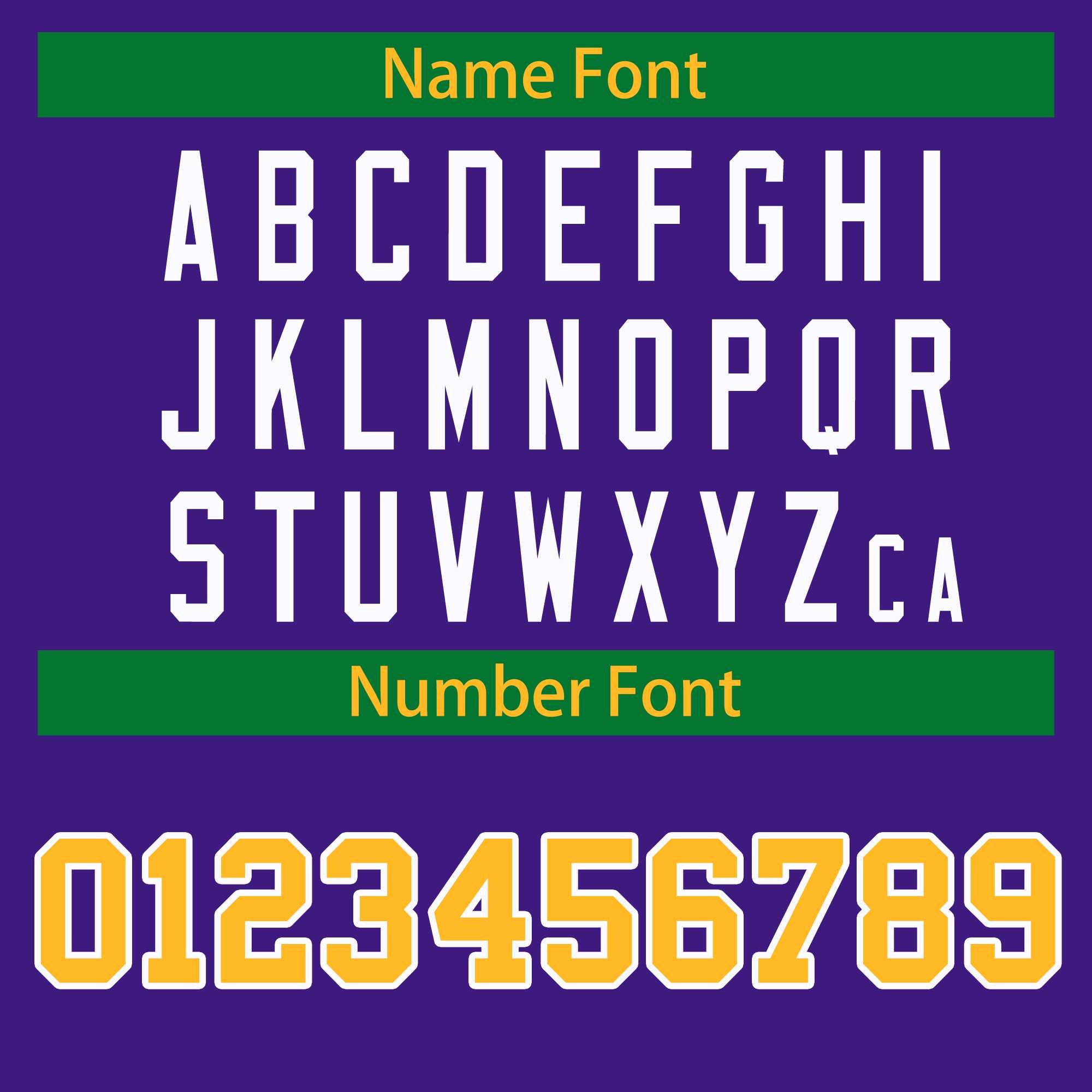 Custom Purple Gold-White Classic Style Hockey Jersey