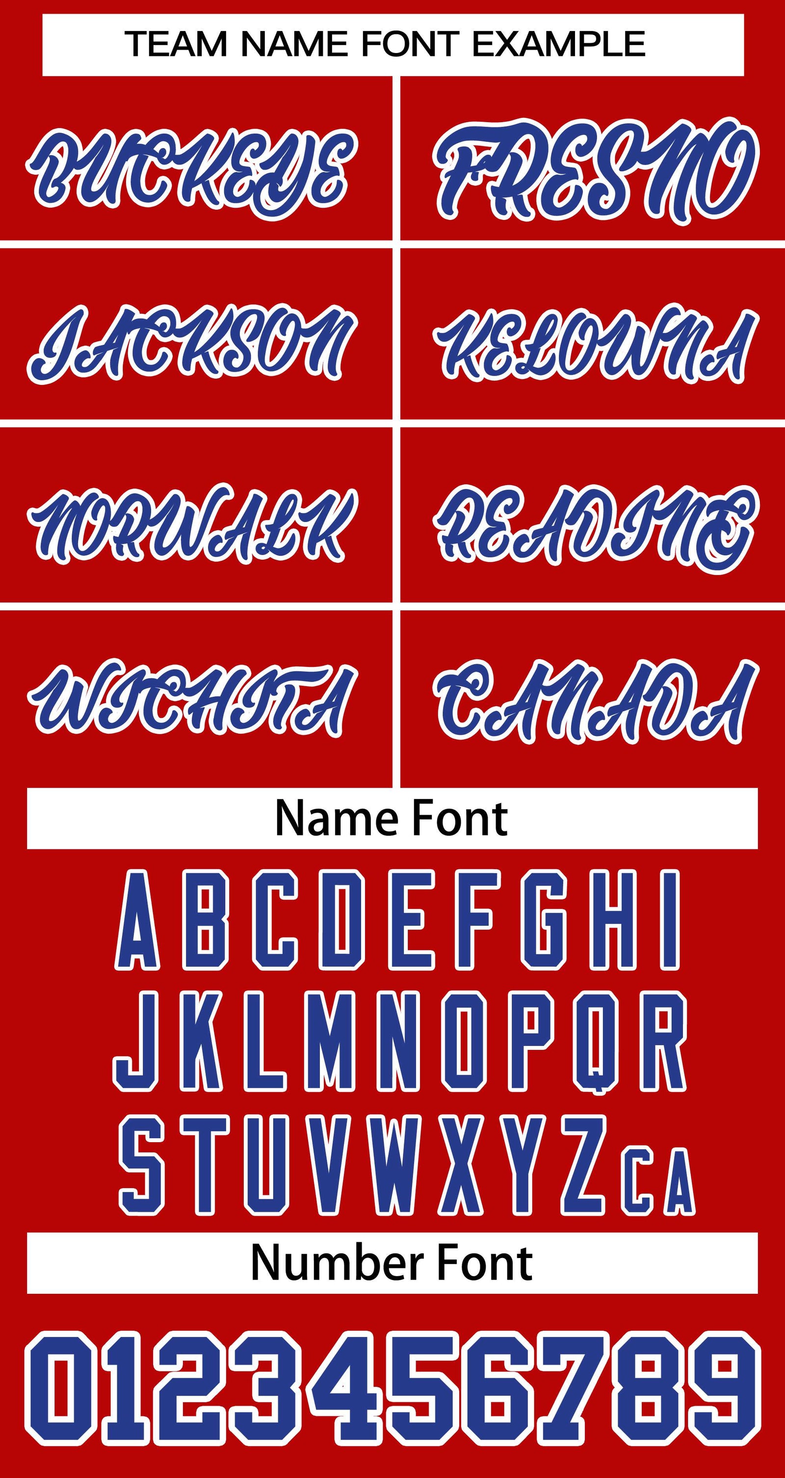 Baseball Jersey Font